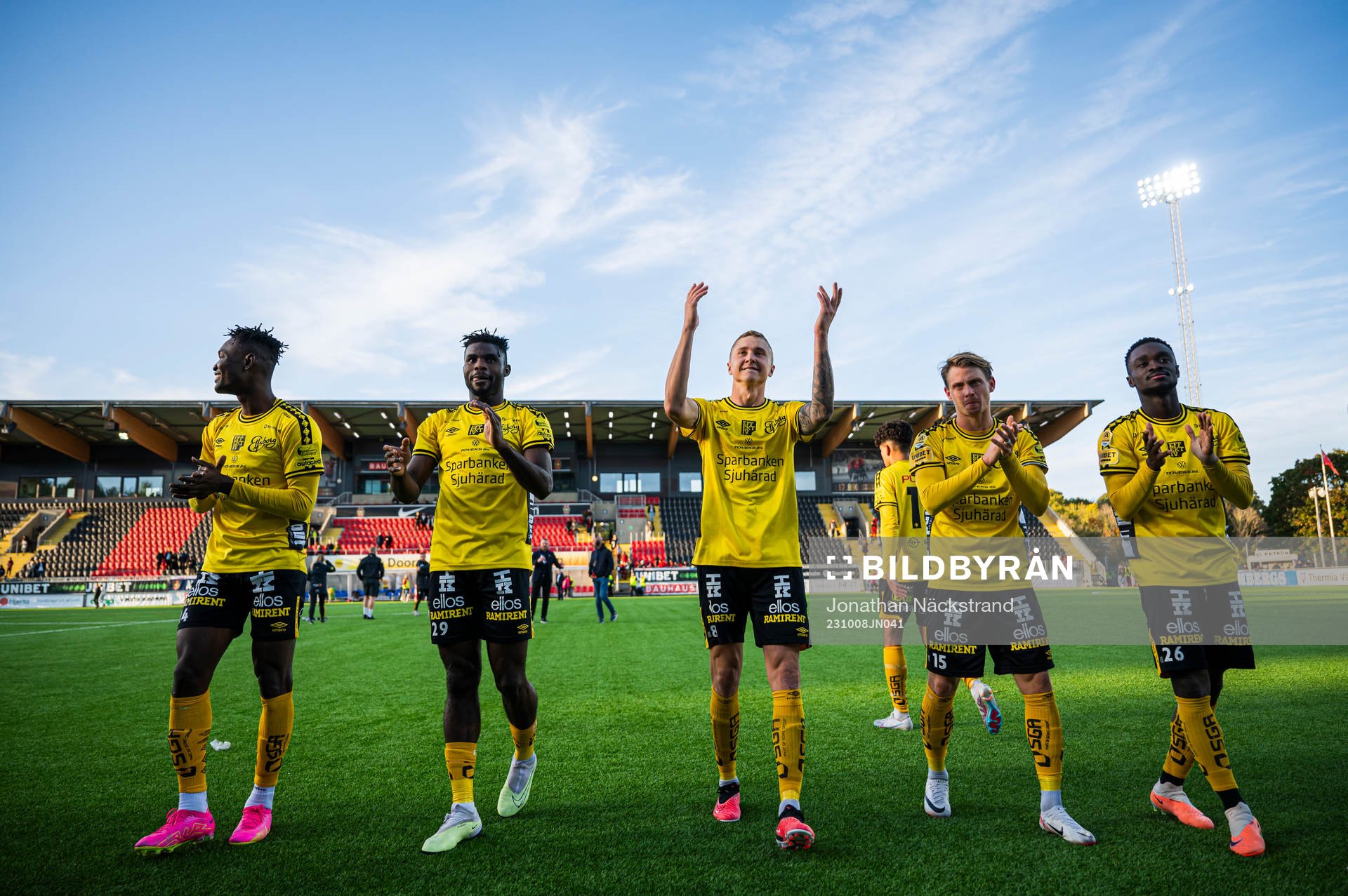 Elfsborgs spelare jublar