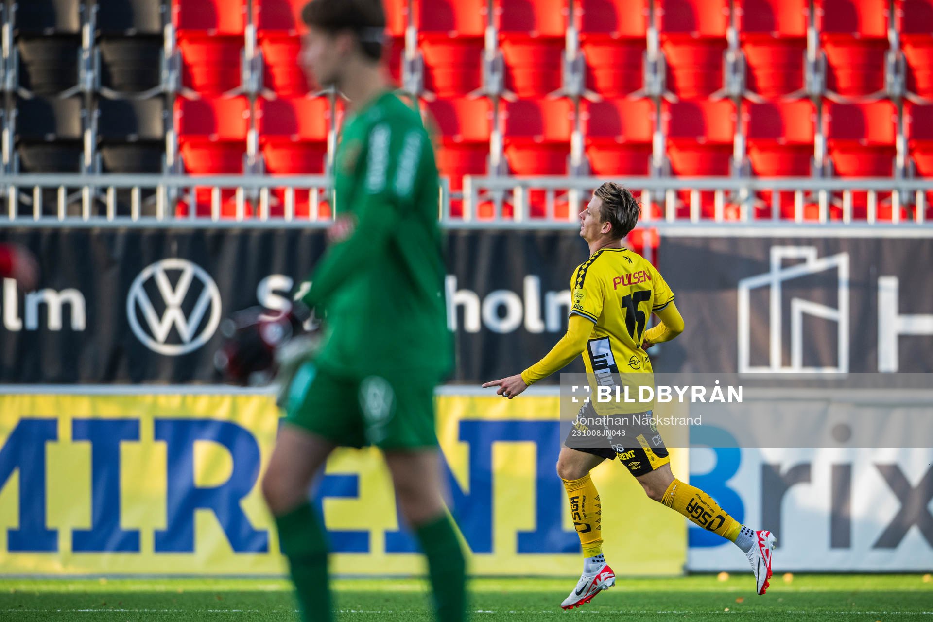 Elfsborgs Simon Hedlund jublar