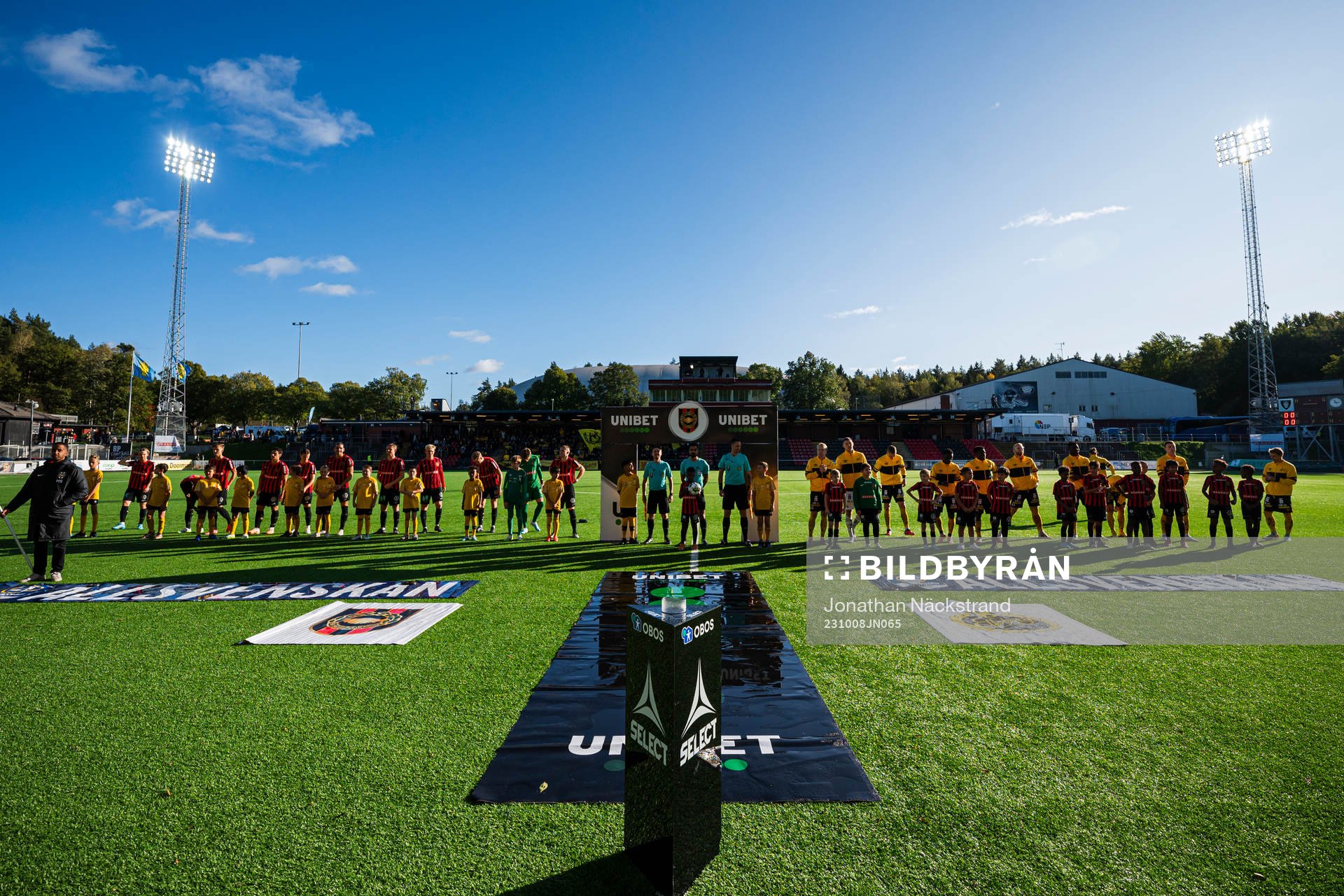 Elfsborgs och Brommapojkarnas spelare