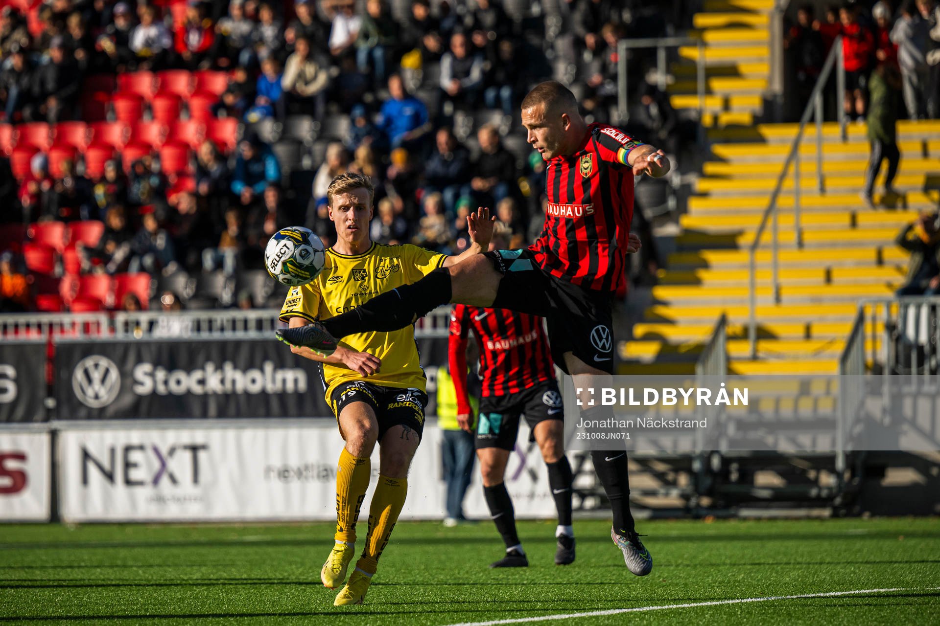 Brommapojkarnas Amadeus Sögaard och Elfsborgs Jeppe