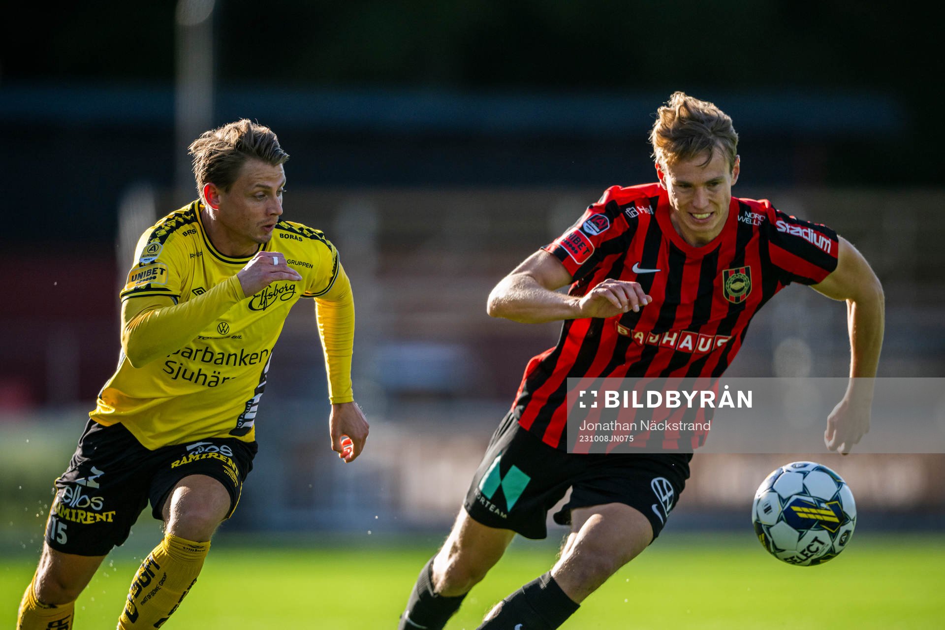 Elfsborgs Simon Hedlund och Brommapojkarnas Torbjörn