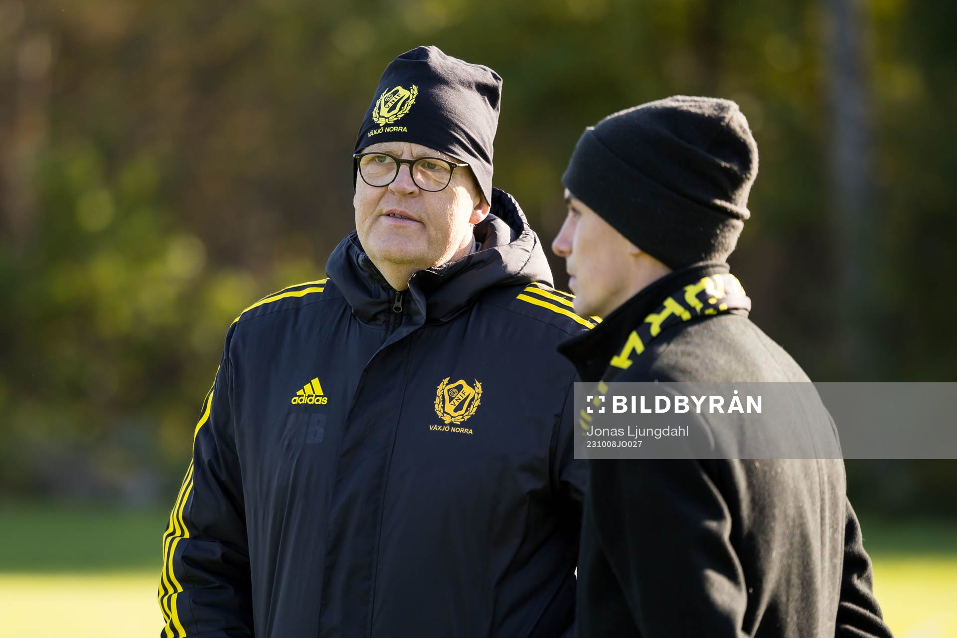Växjö Norras huvudtränare Leif Andersson deppar