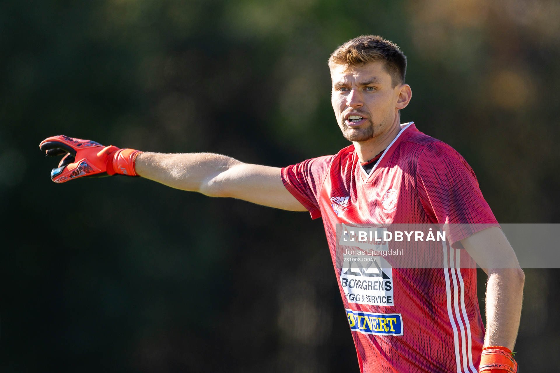 IFK Karlshamns målvakt Hampus Strömgren