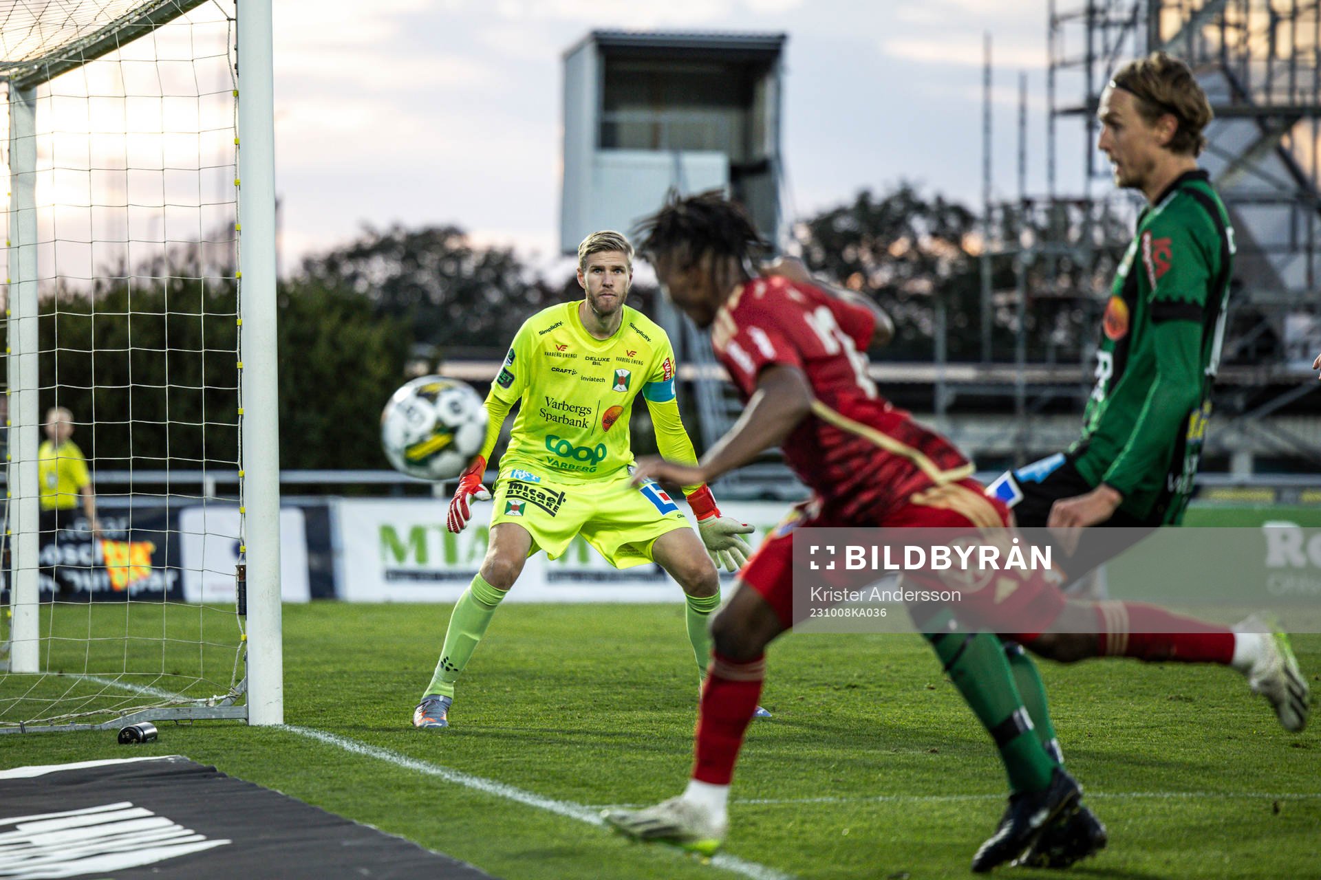 Varbergs målvakt Fredrik Andersson