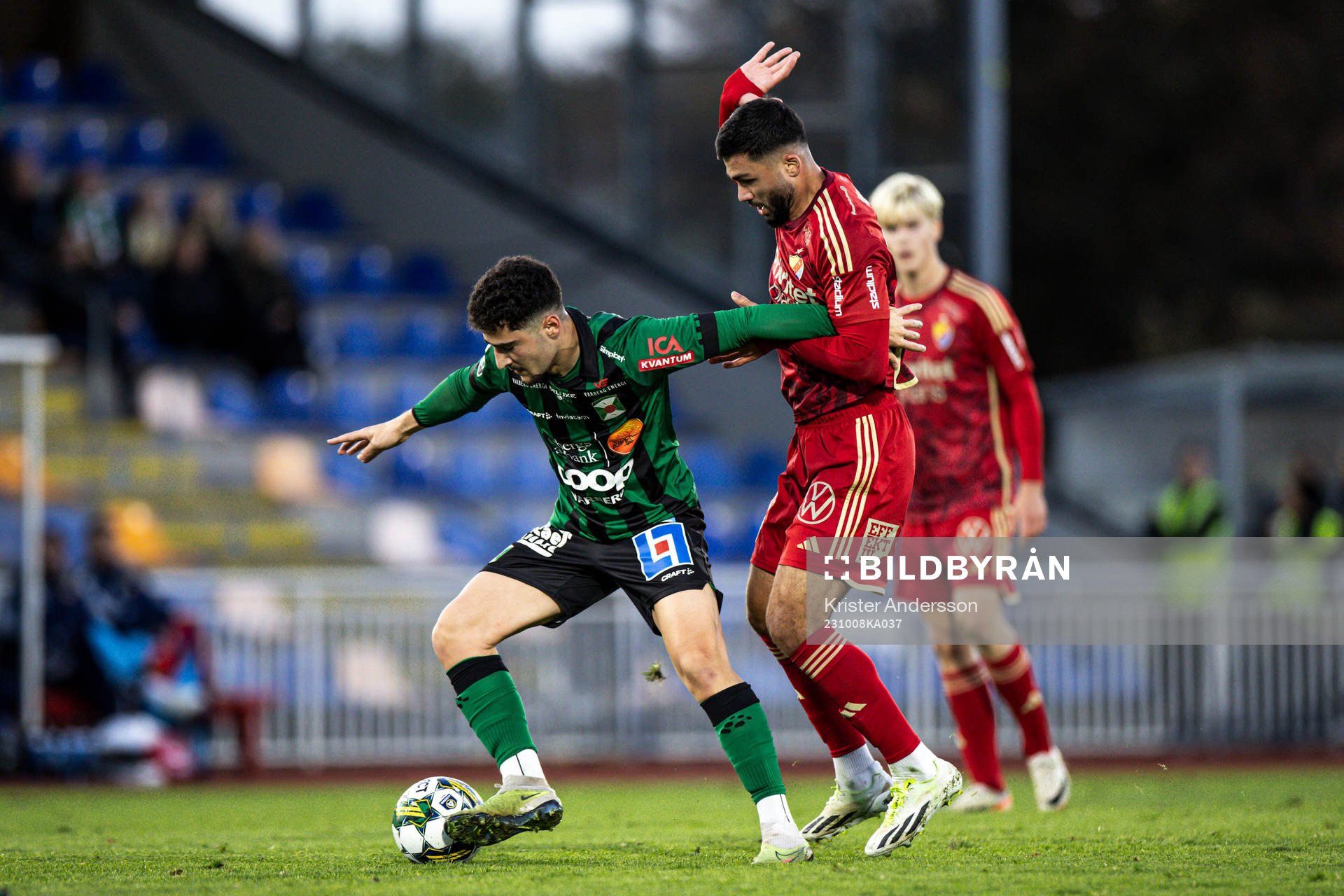 Varbergs Ismet Lushaku och Djurgårdens Musa Gurbanli