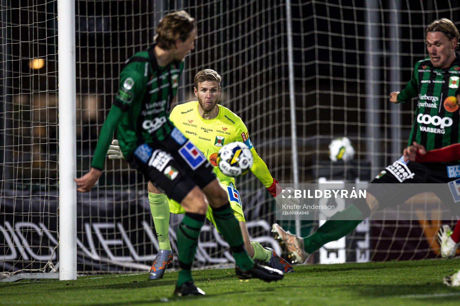 Varbergs målvakt Fredrik Andersson