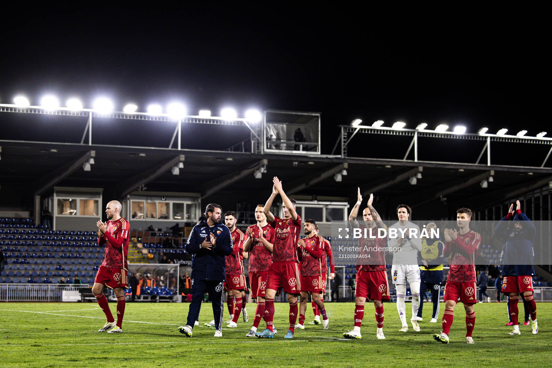 Djurgårdens spelare jublar