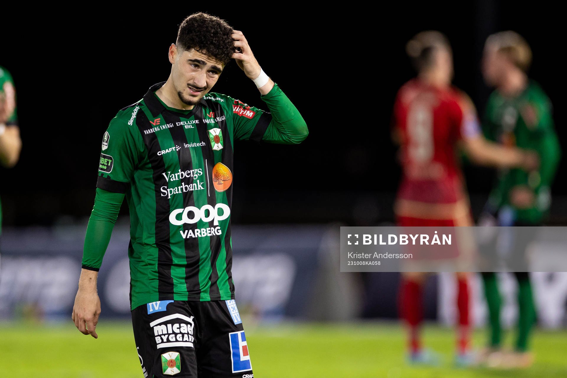 Varbergs Ismet Lushaku deppar