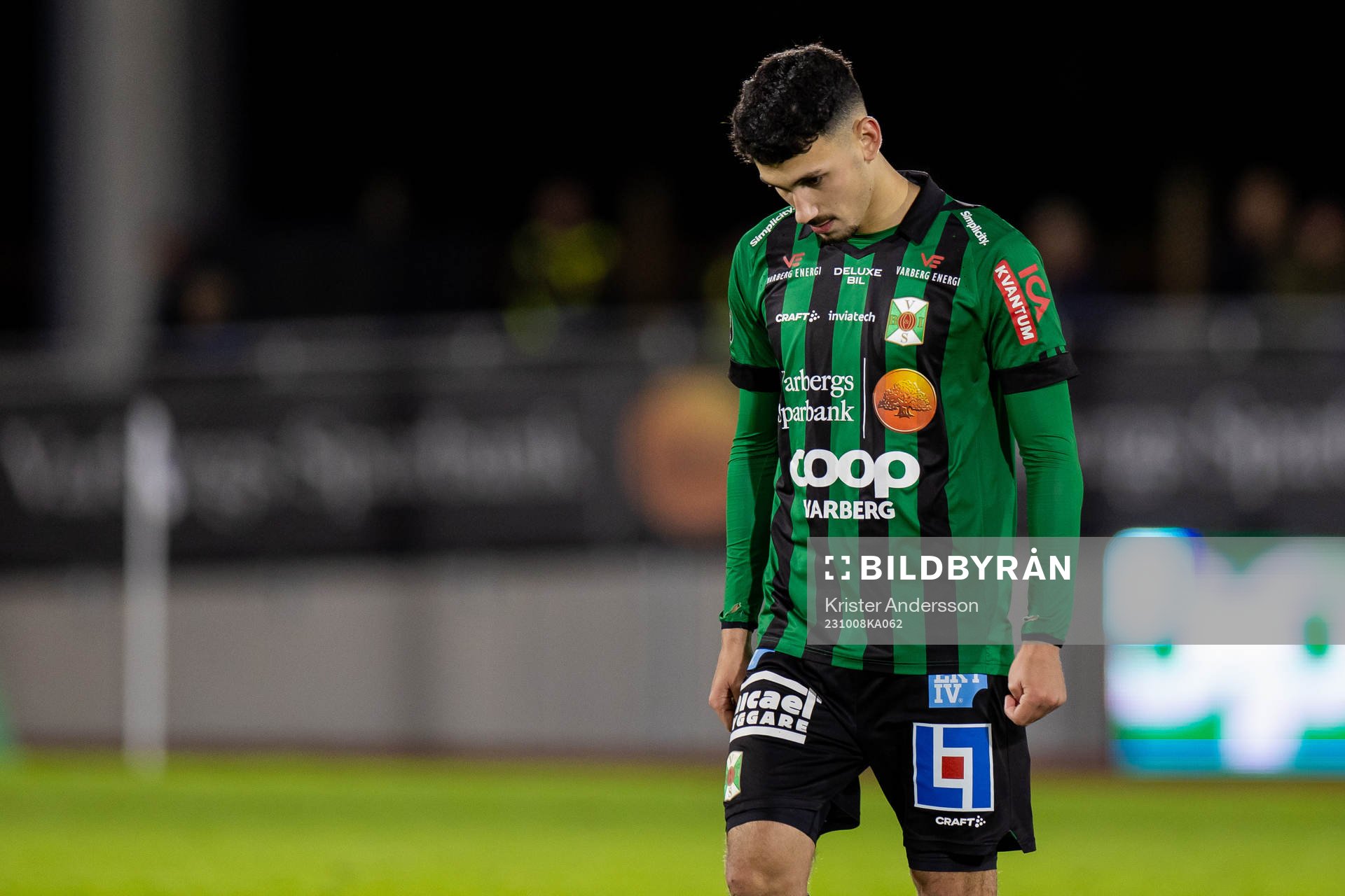 Varbergs Dion Krasniqi deppar
