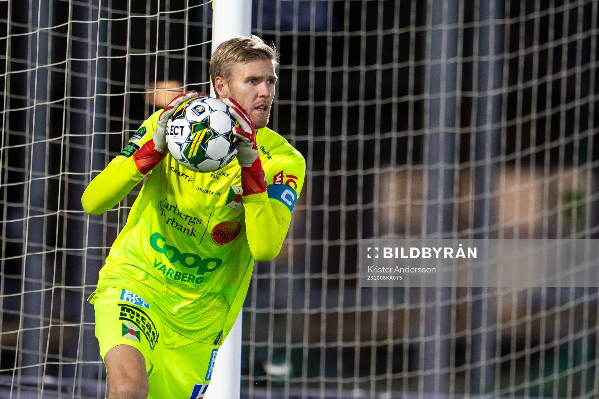 Varbergs målvakt Fredrik Andersson