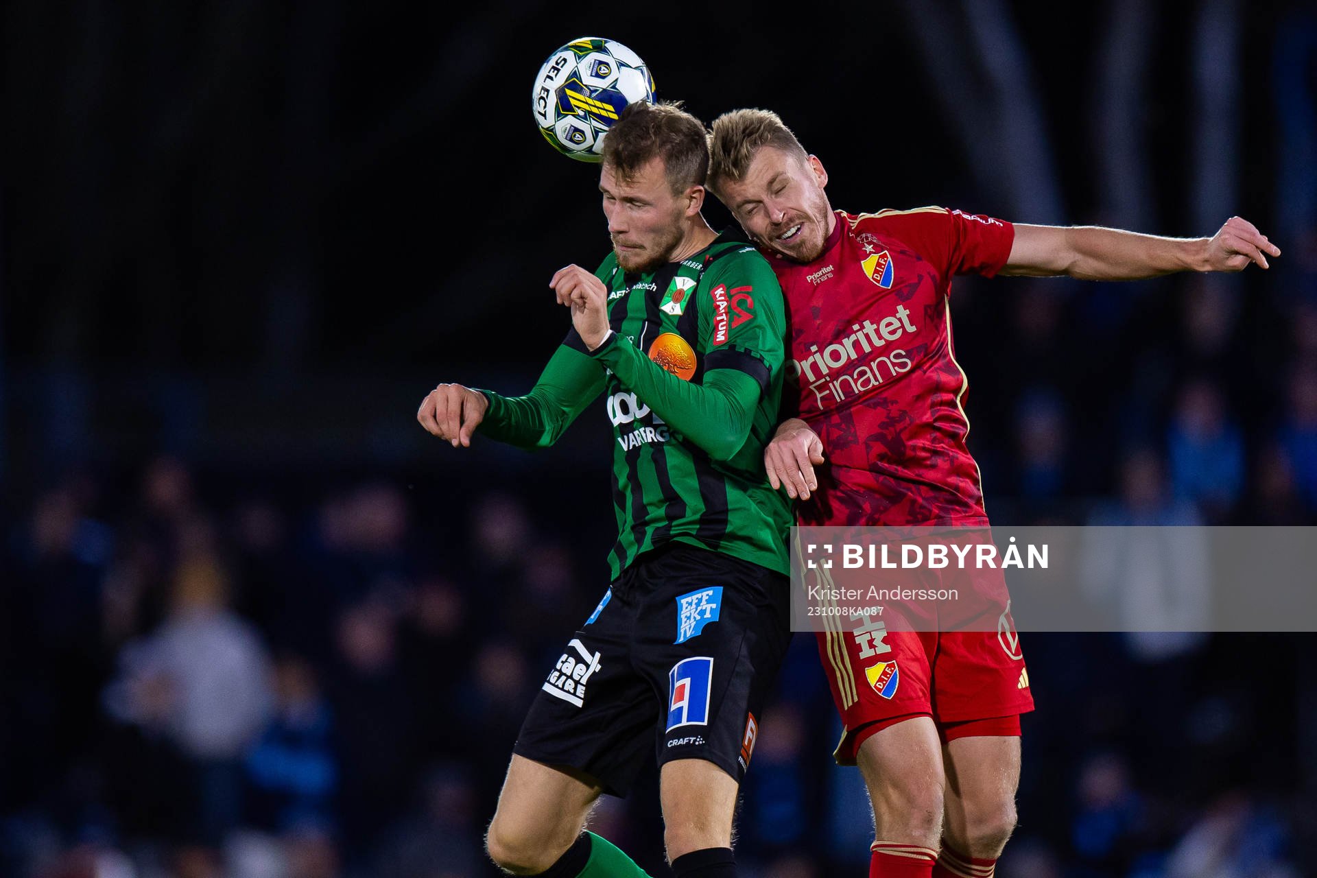 Varbergs Niklas Dahlström och Djurgårdens Rasmus Schuller
