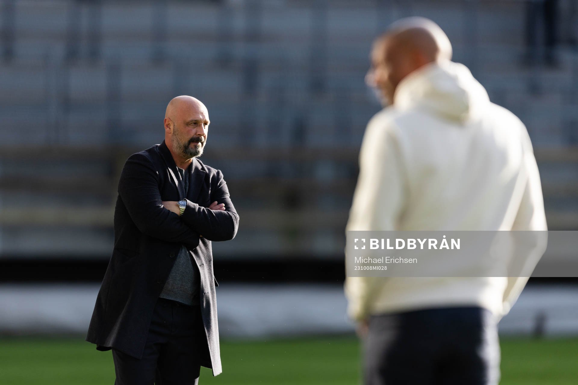 Utsiktens manager Bosko Orovic och Örgrytes tränare