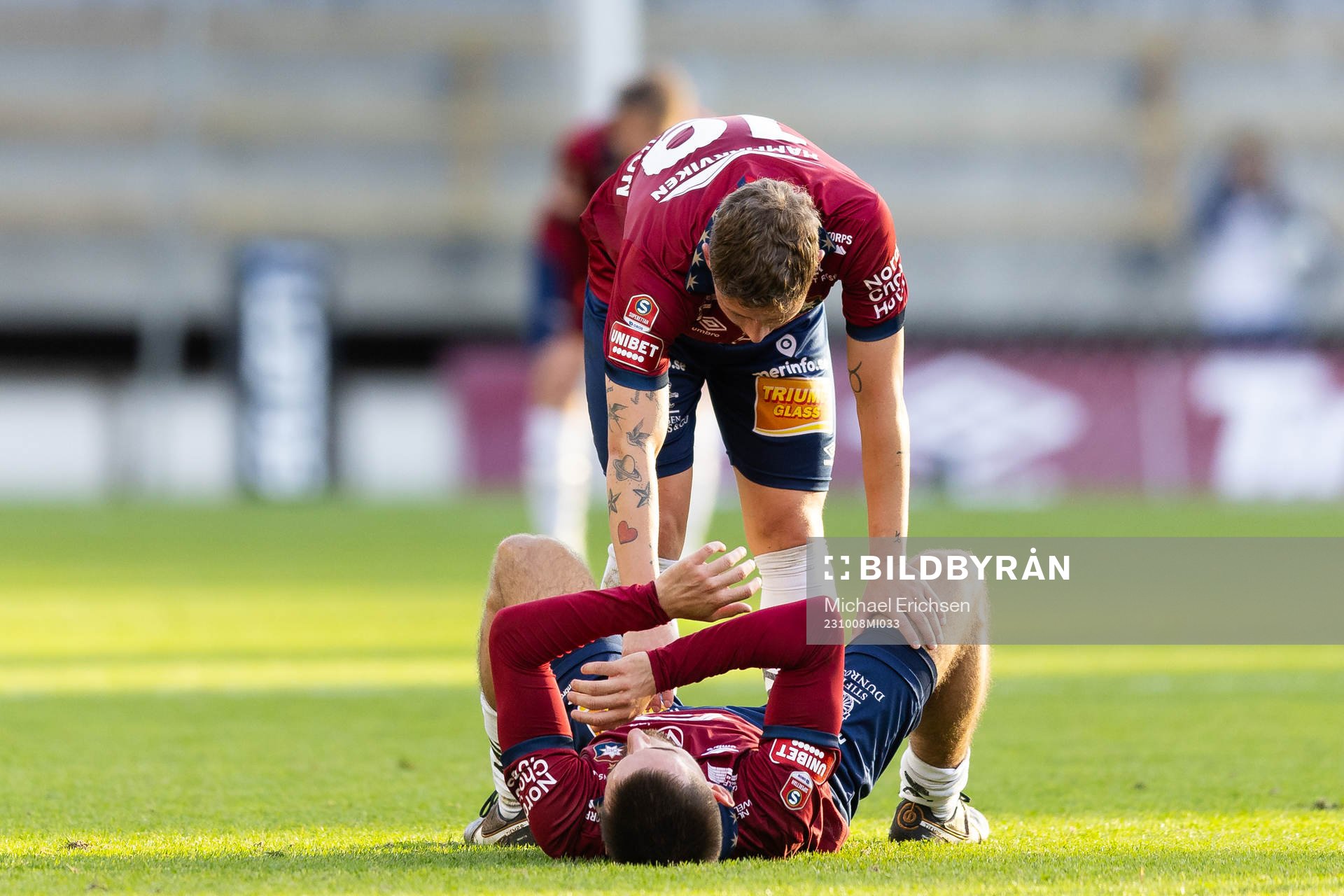 Örgrytes Anton Andreasson och Erion Sadiku deppar
