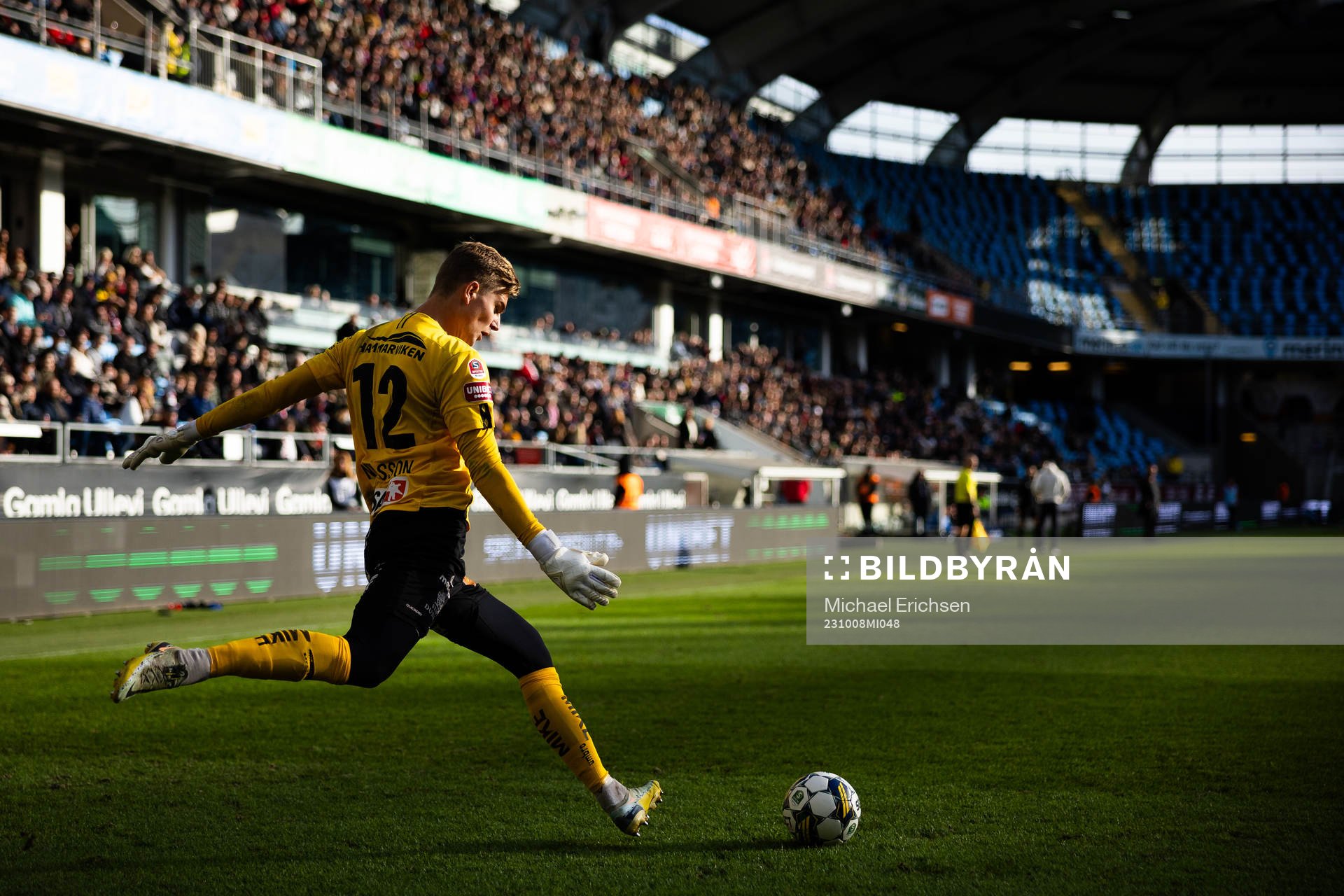 Örgrytes målvakt Mathias Nilsson