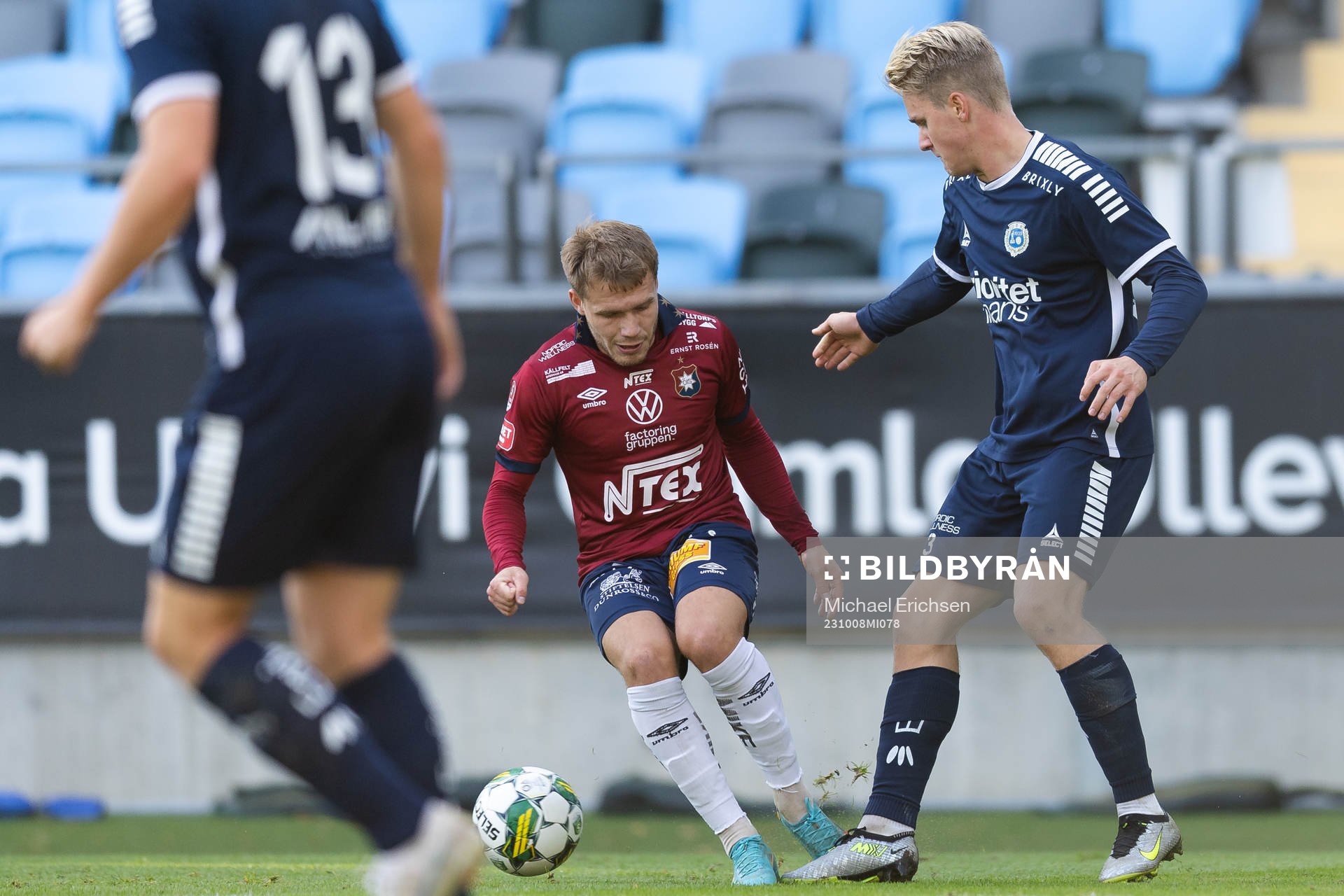 Utsiktens Sebastian Lagerlund och Örgrytes Hampus Dahlqvist