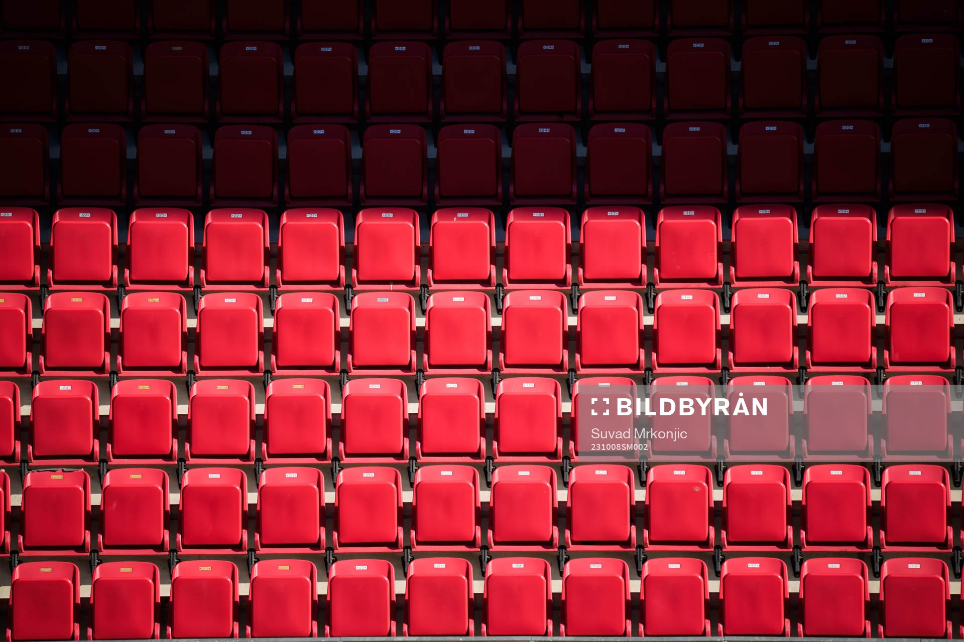 Stolar på Guldfågeln Arena