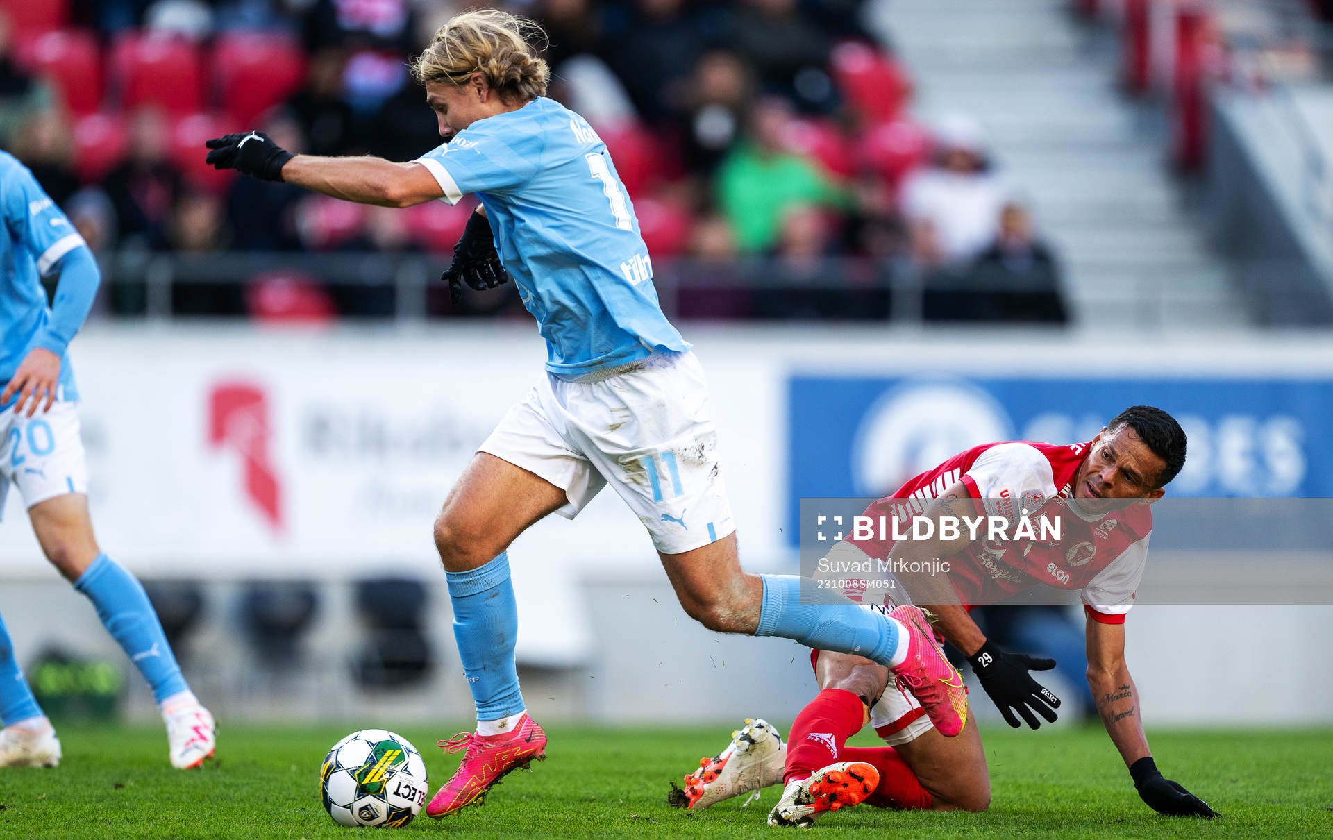 Malmö FFs Sebastian Nanasi och Kalmars Romario Pereira