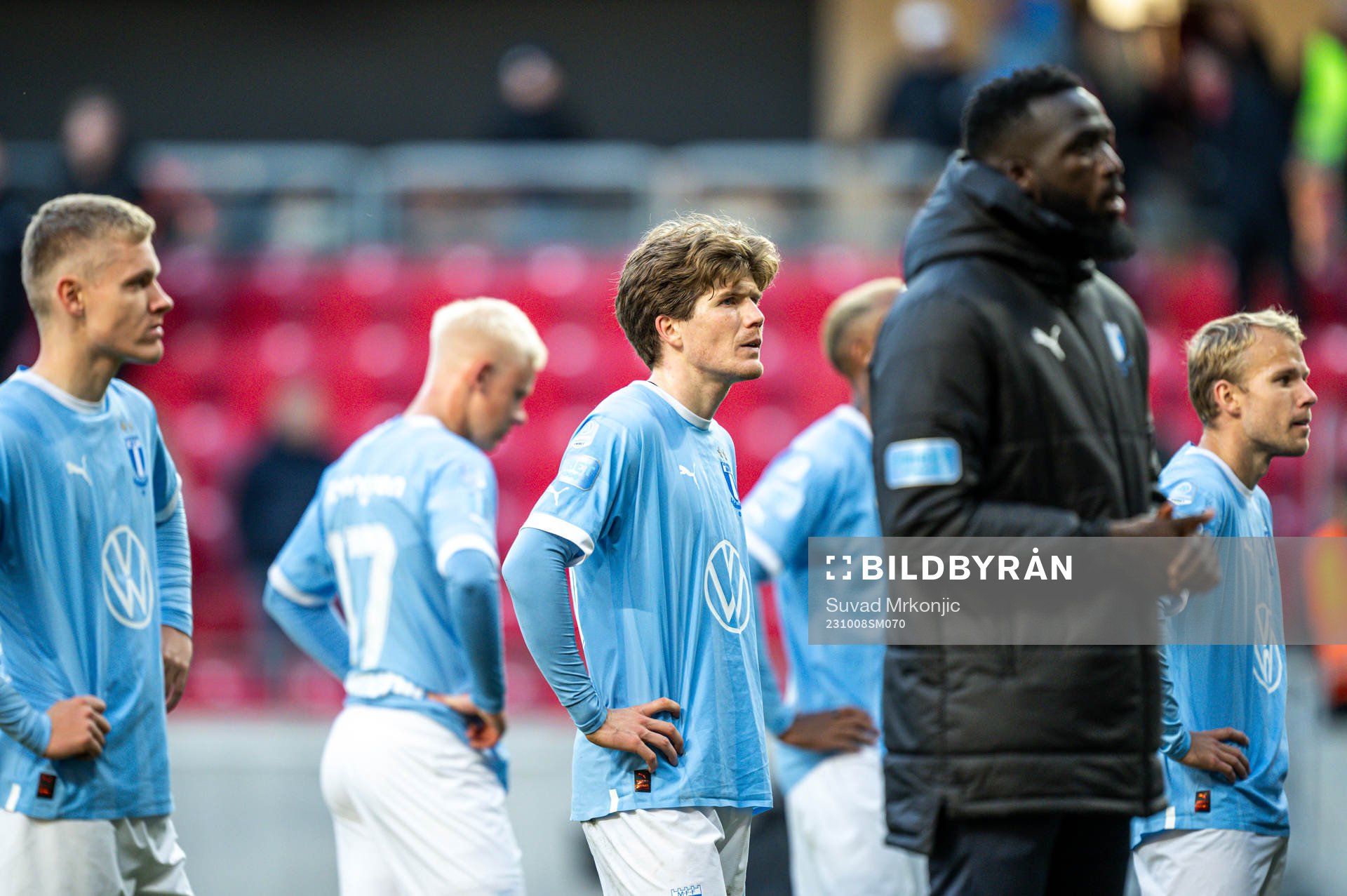 Malmö FFs Oliver Berg deppar
