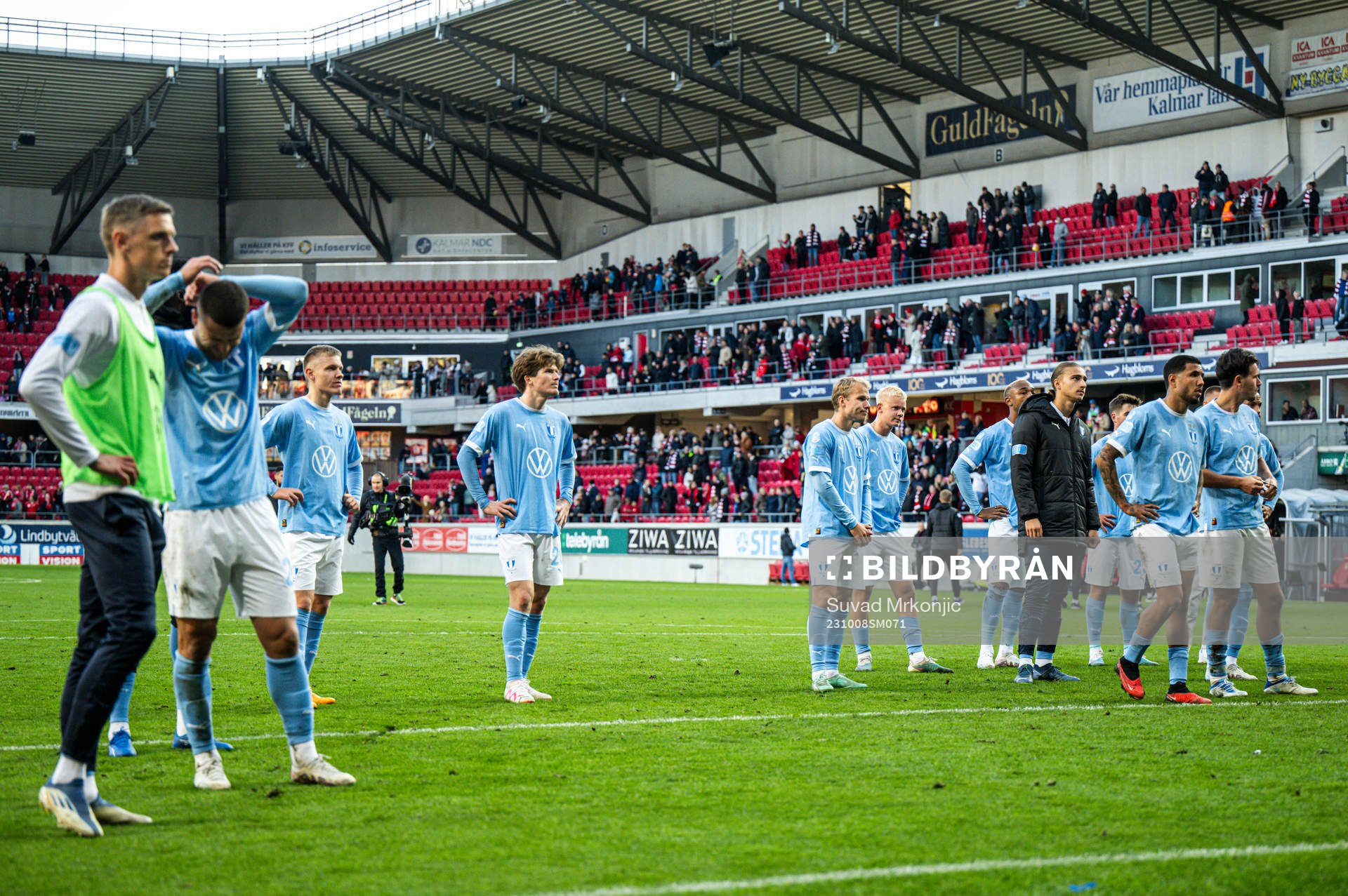 Malmö FFs spelare deppar