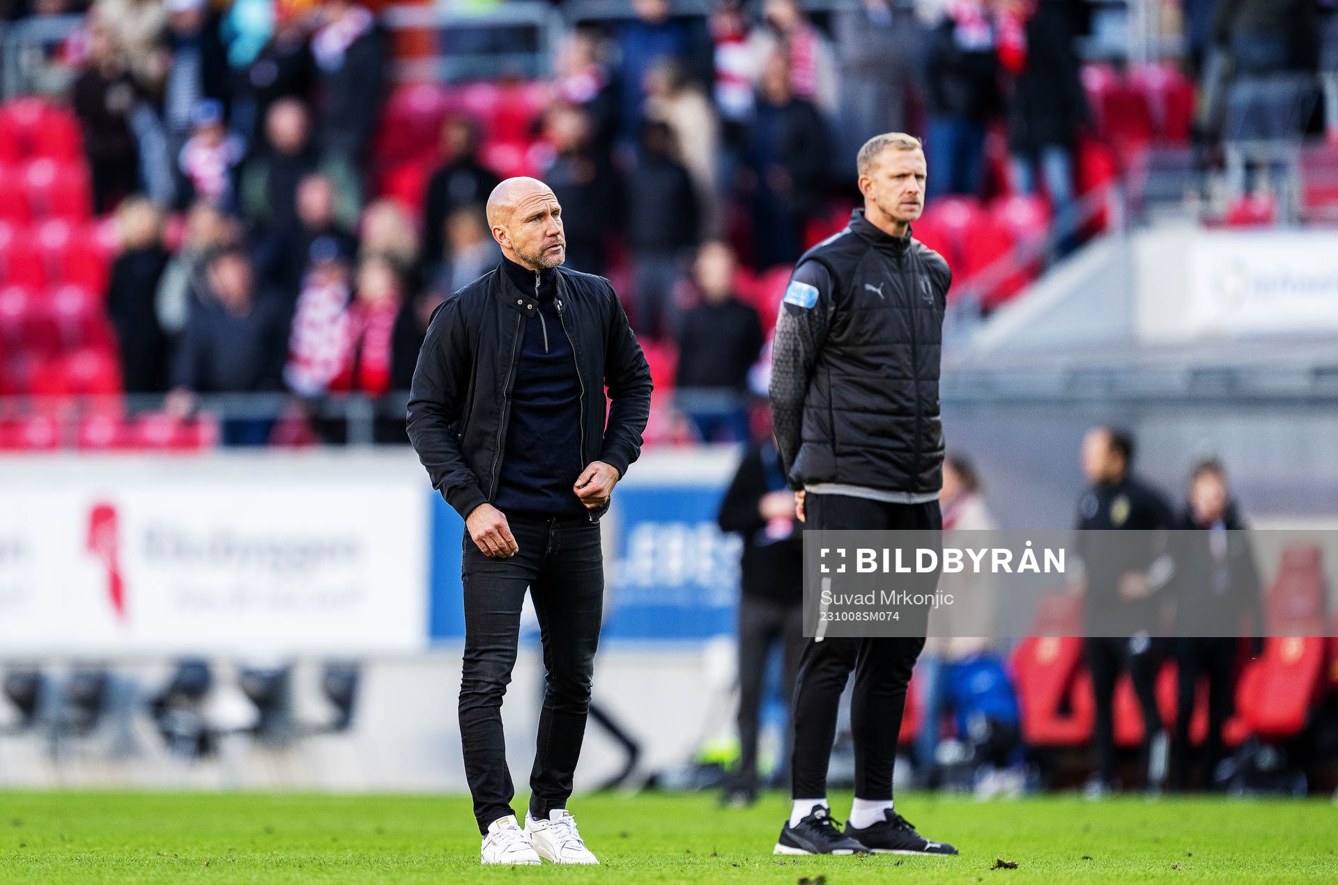 Malmö FFs tränare Henrik Rydström deppar