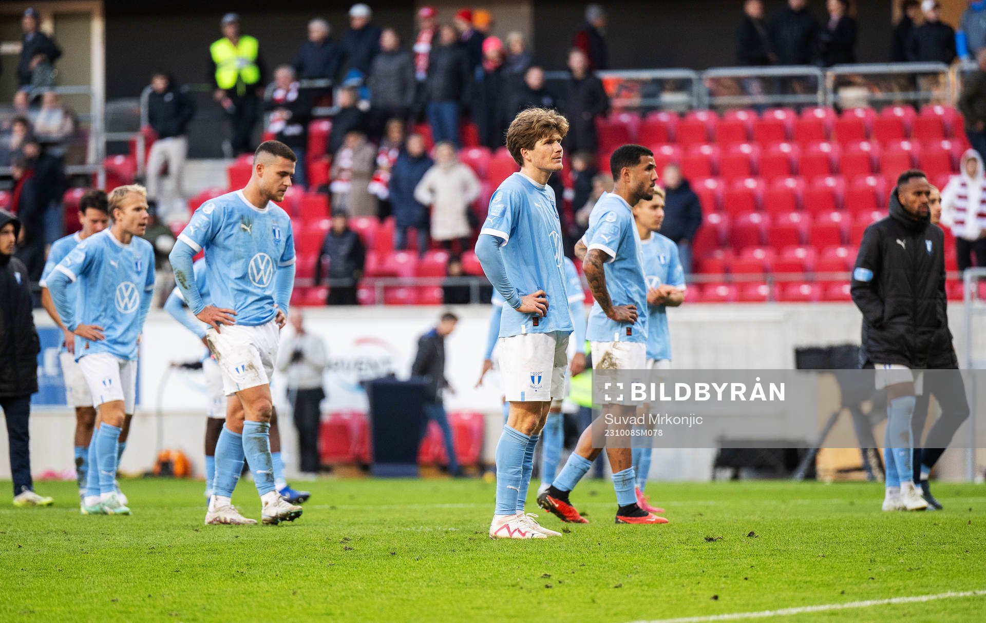 Malmö FFs spelare deppar