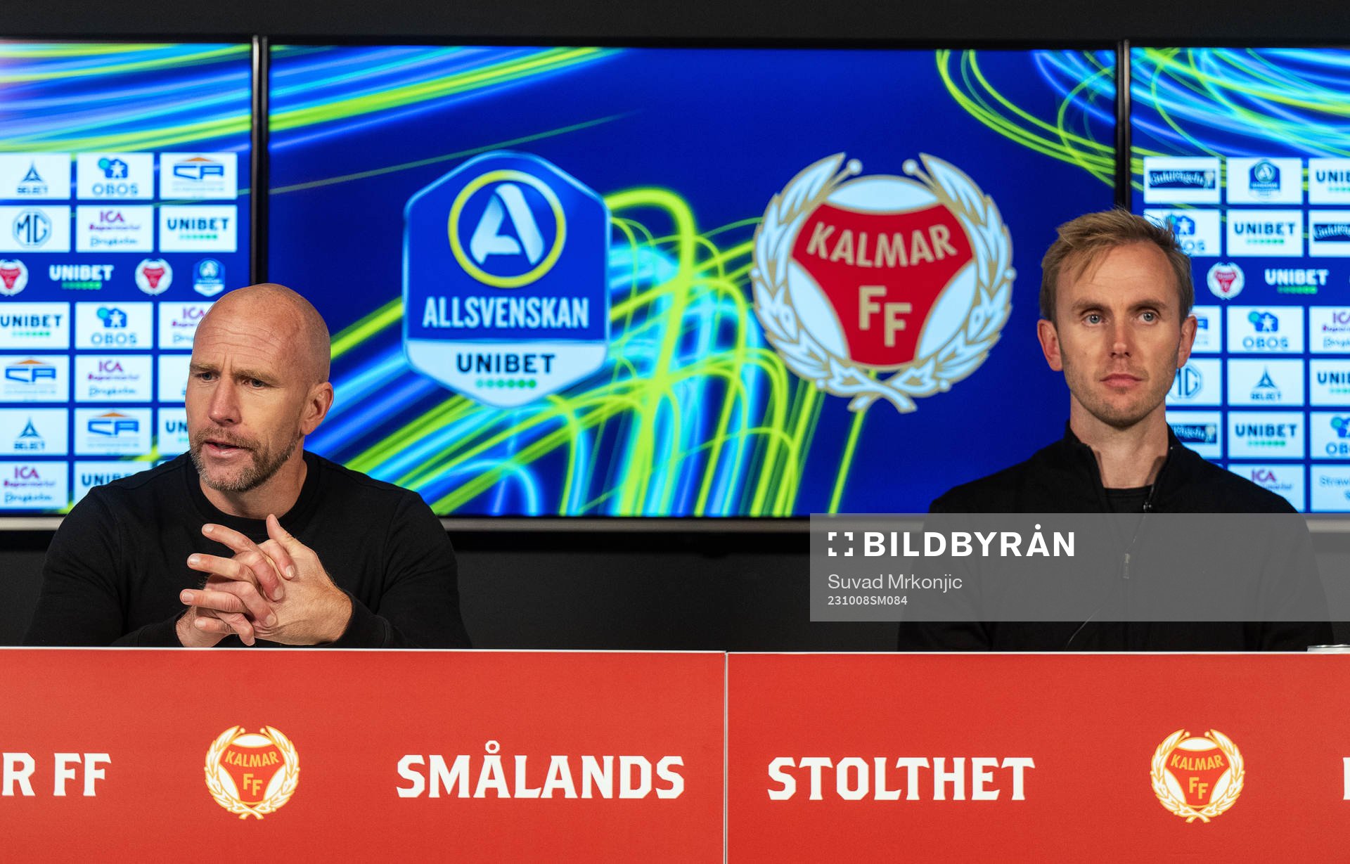 Malmö FFs tränare Henrik Rydström och Kalmars tränare