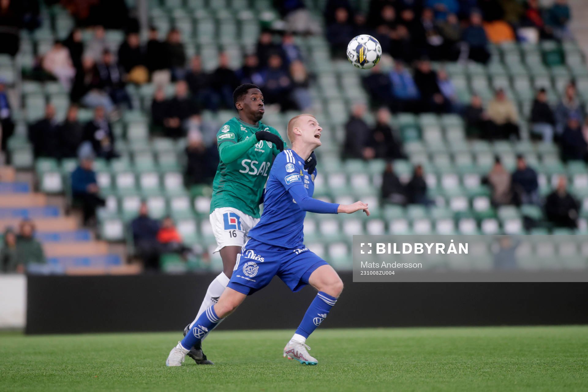 GIF Sundsvalls Lucas Forsberg Brages Samouil Izountouemoi