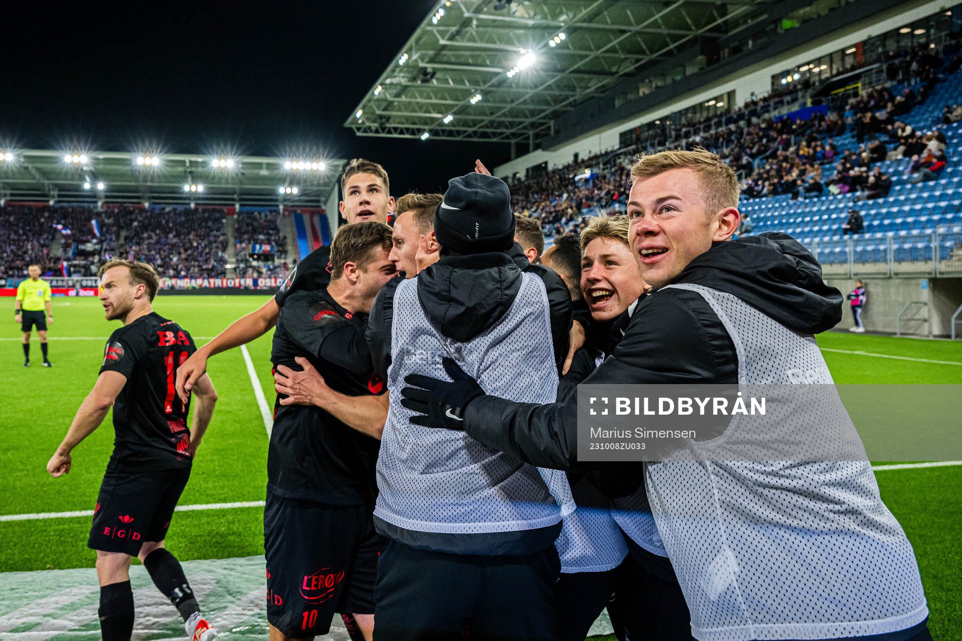 Joachim Soltvedt of Brann celebrates