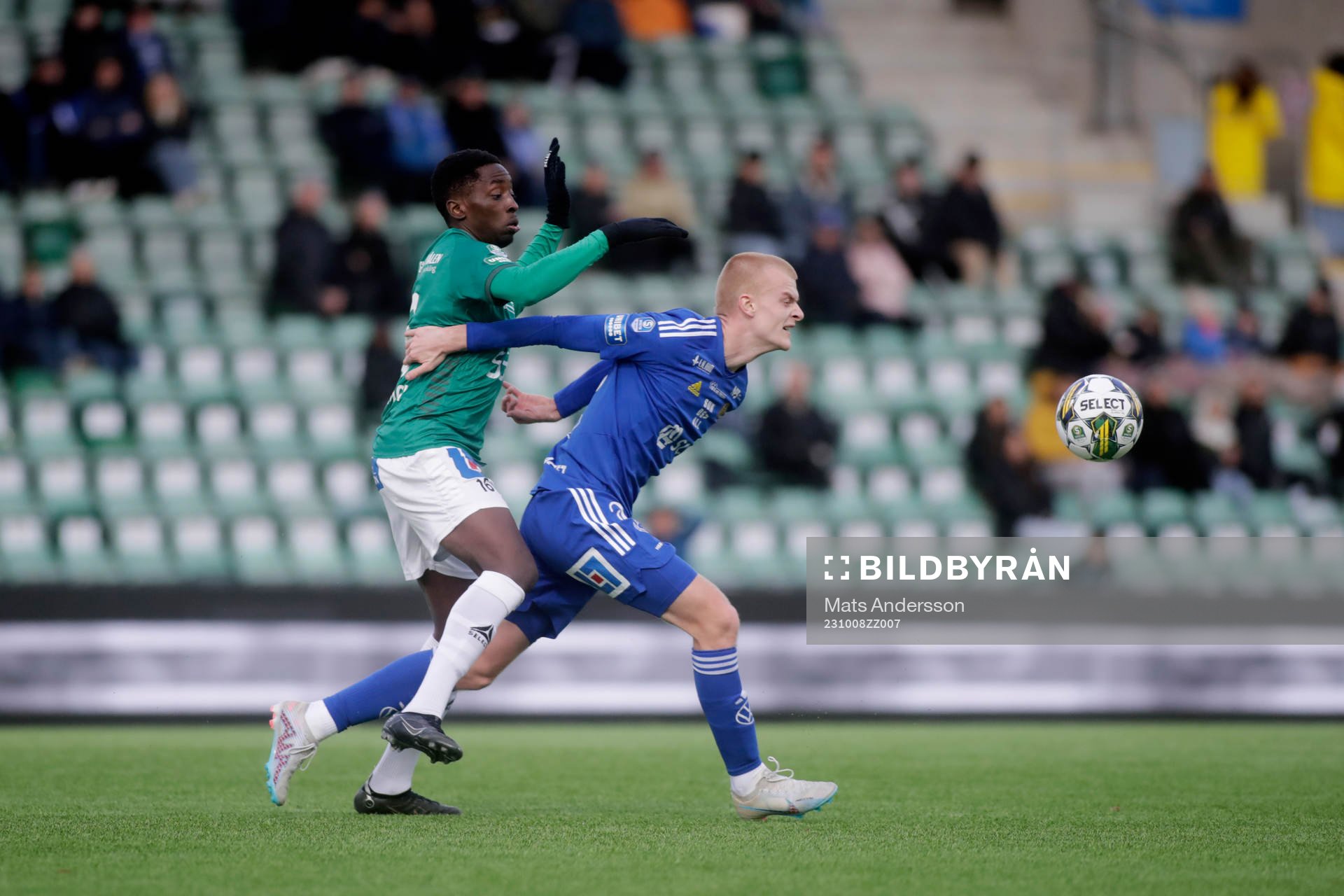GIF Sundsvalls Lucas Forsberg Brages Samouil Izountouemoi