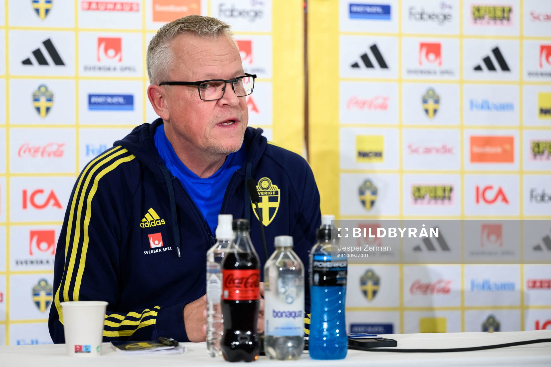 Janne Andersson, head coach of the Swedish men's football