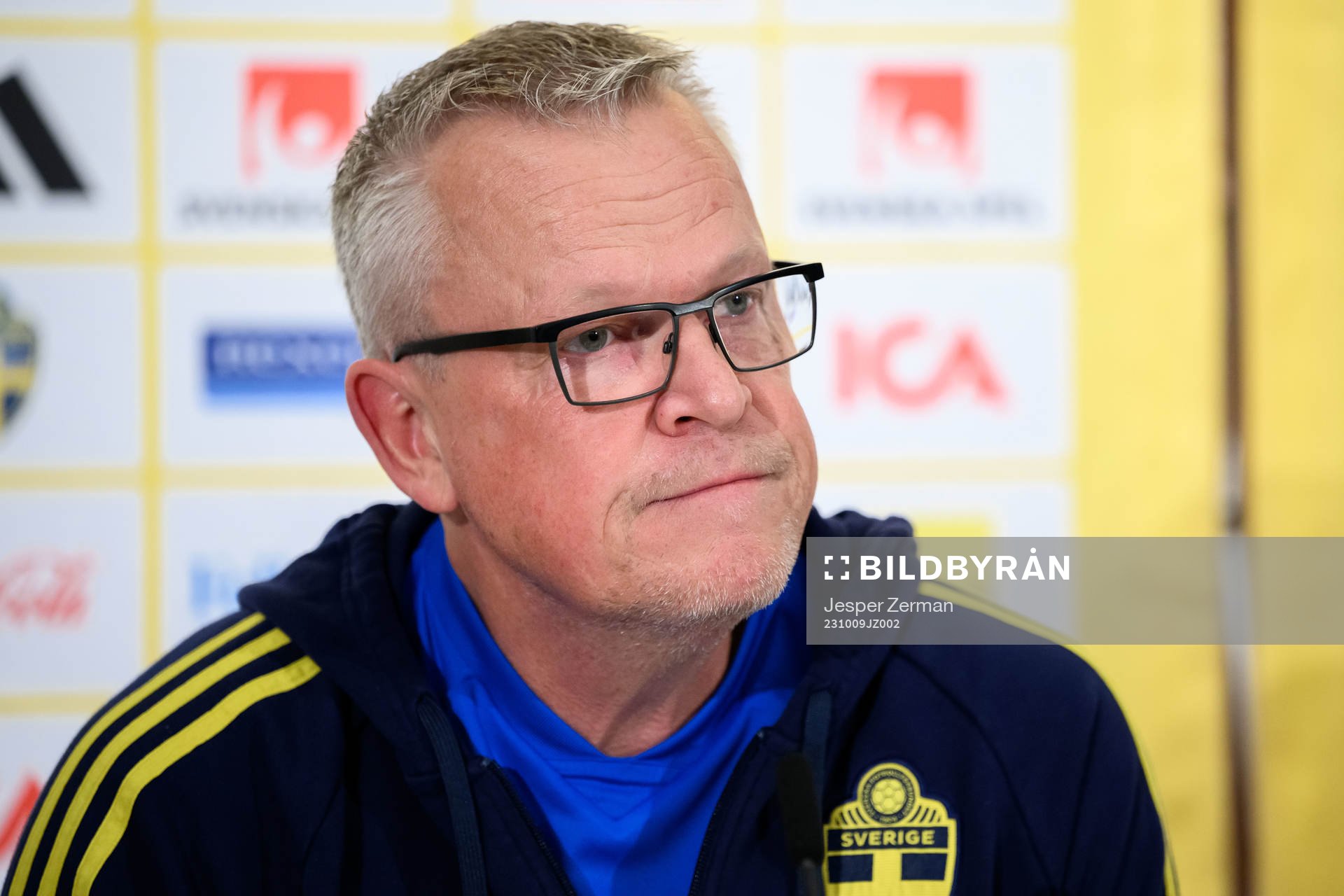 Janne Andersson, head coach of the Swedish men's football