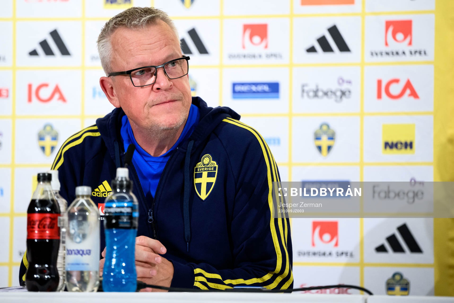 Janne Andersson, head coach of the Swedish men's football