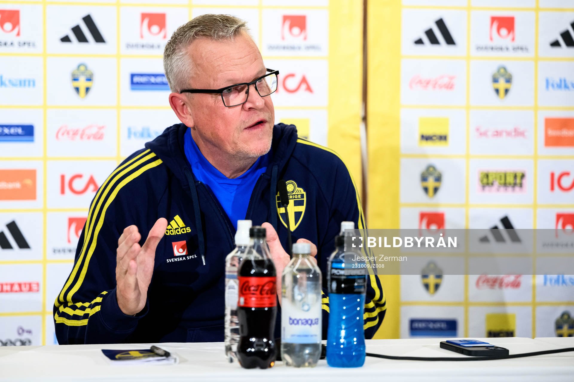 Janne Andersson, head coach of the Swedish men's football