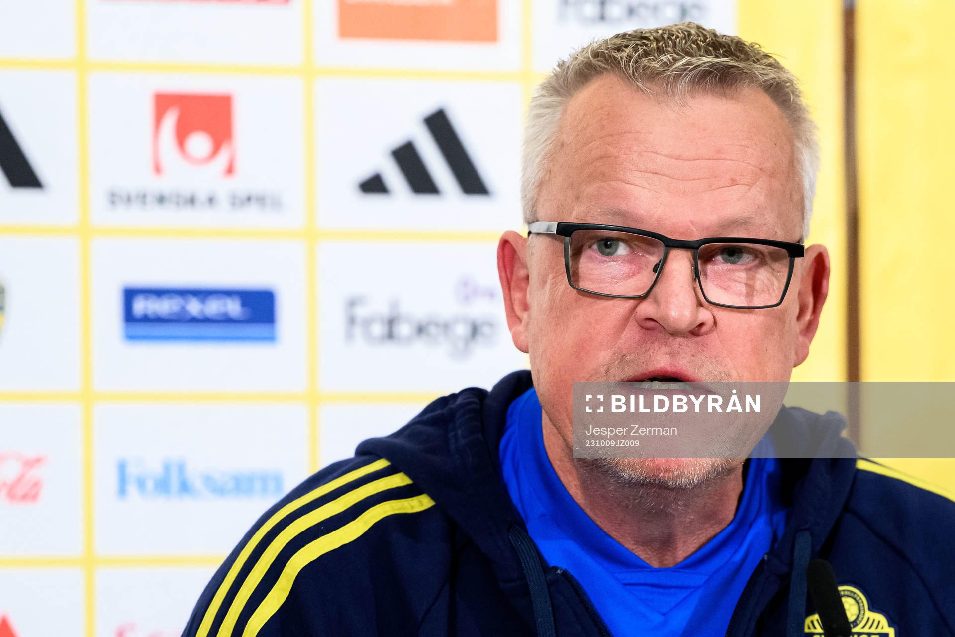 Janne Andersson, head coach of the Swedish men's football