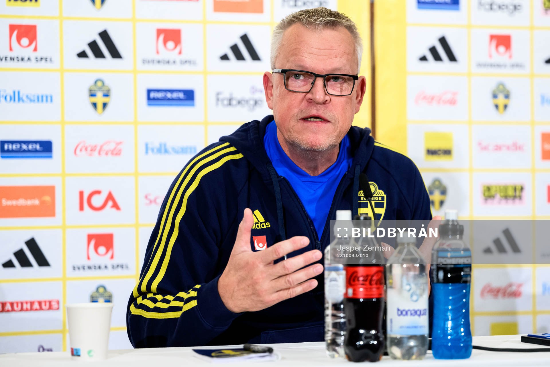 Janne Andersson, head coach of the Swedish men's football