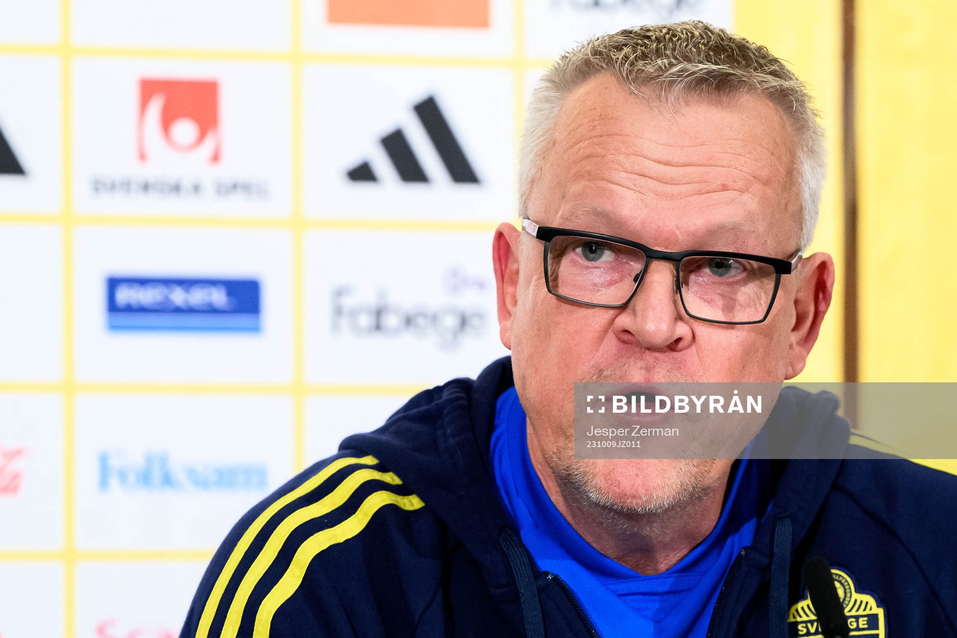 Janne Andersson, head coach of the Swedish men's football