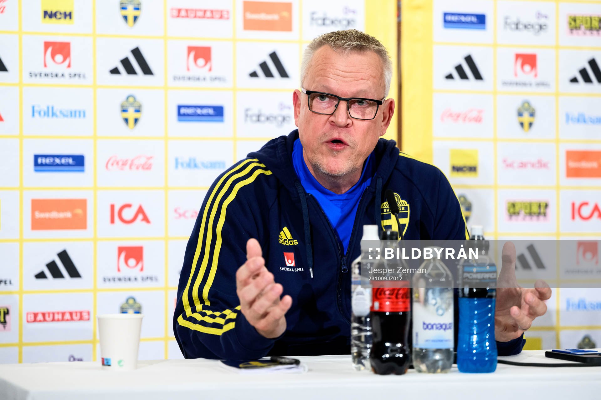 Janne Andersson, head coach of the Swedish men's football