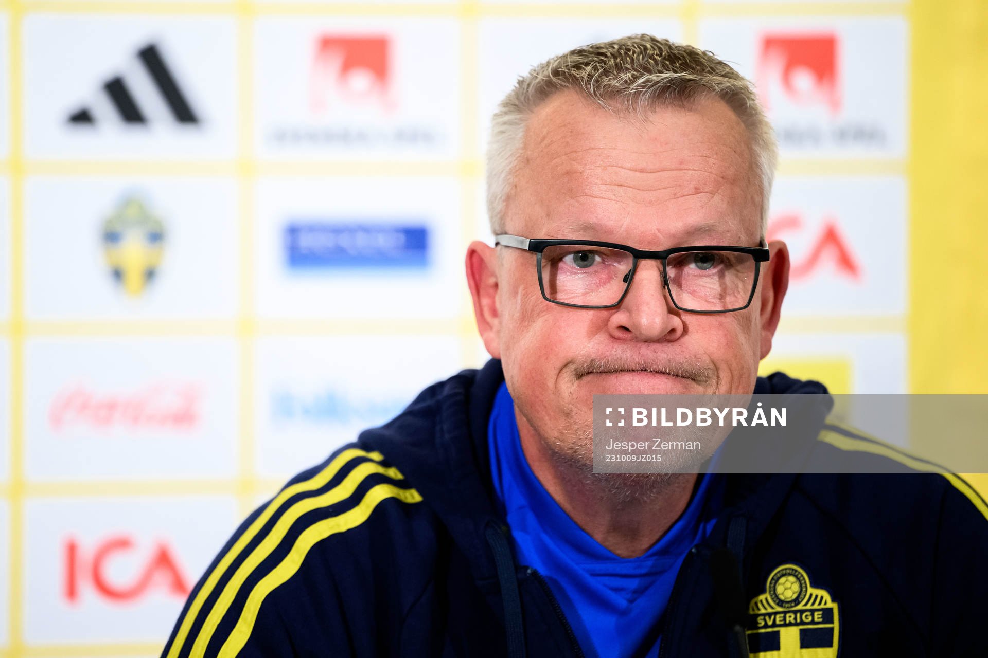 Janne Andersson, head coach of the Swedish men's football