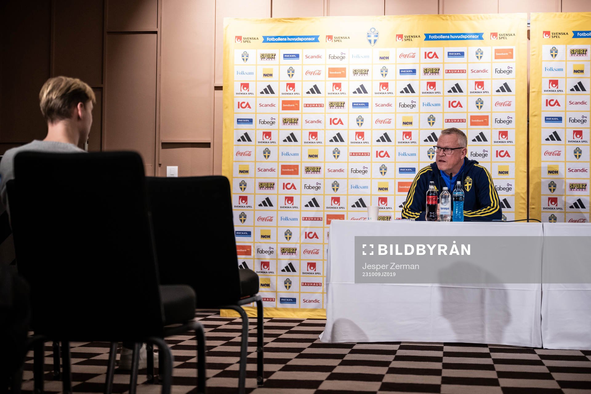 Janne Andersson, head coach of the Swedish men's football