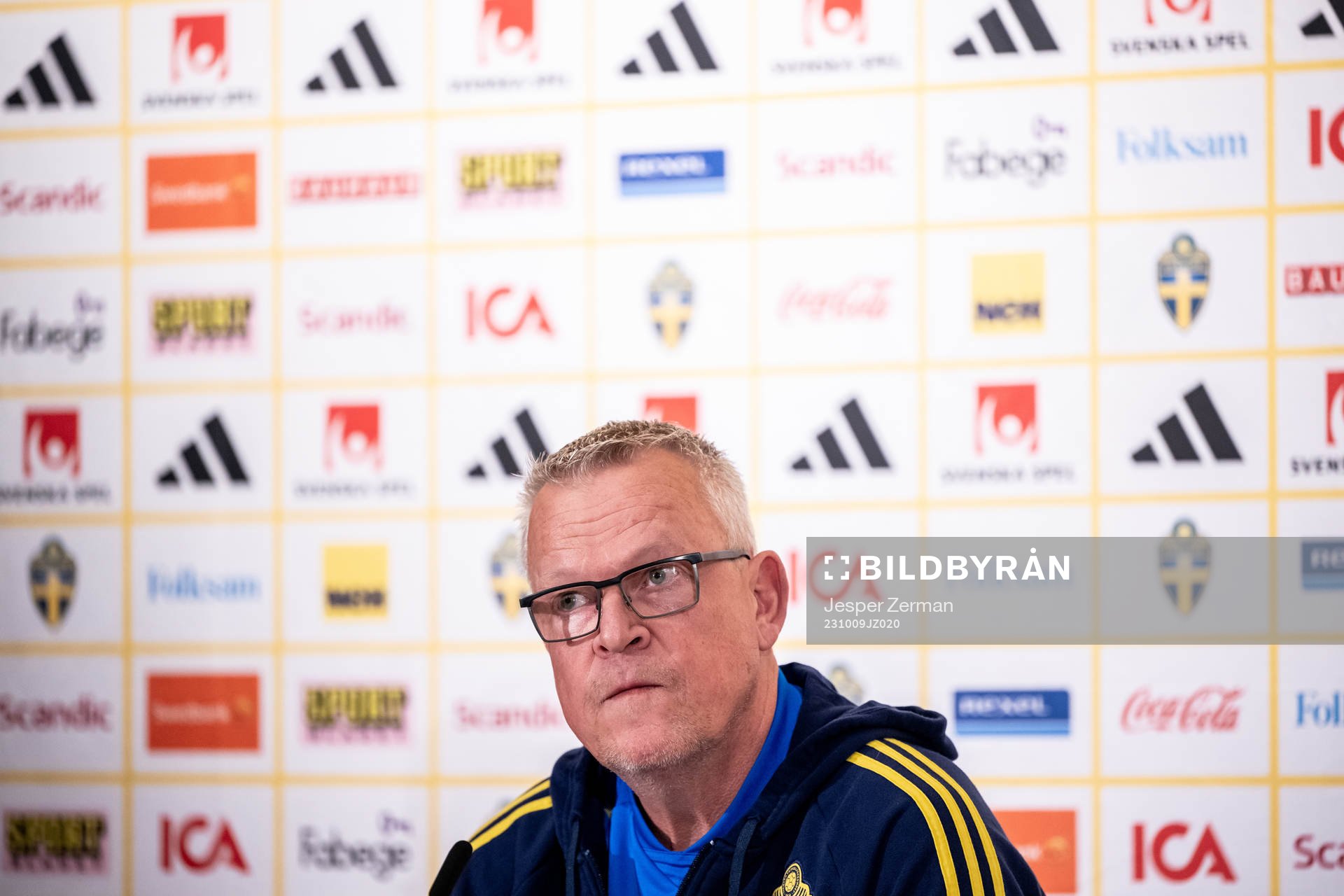 Janne Andersson, head coach of the Swedish men's football