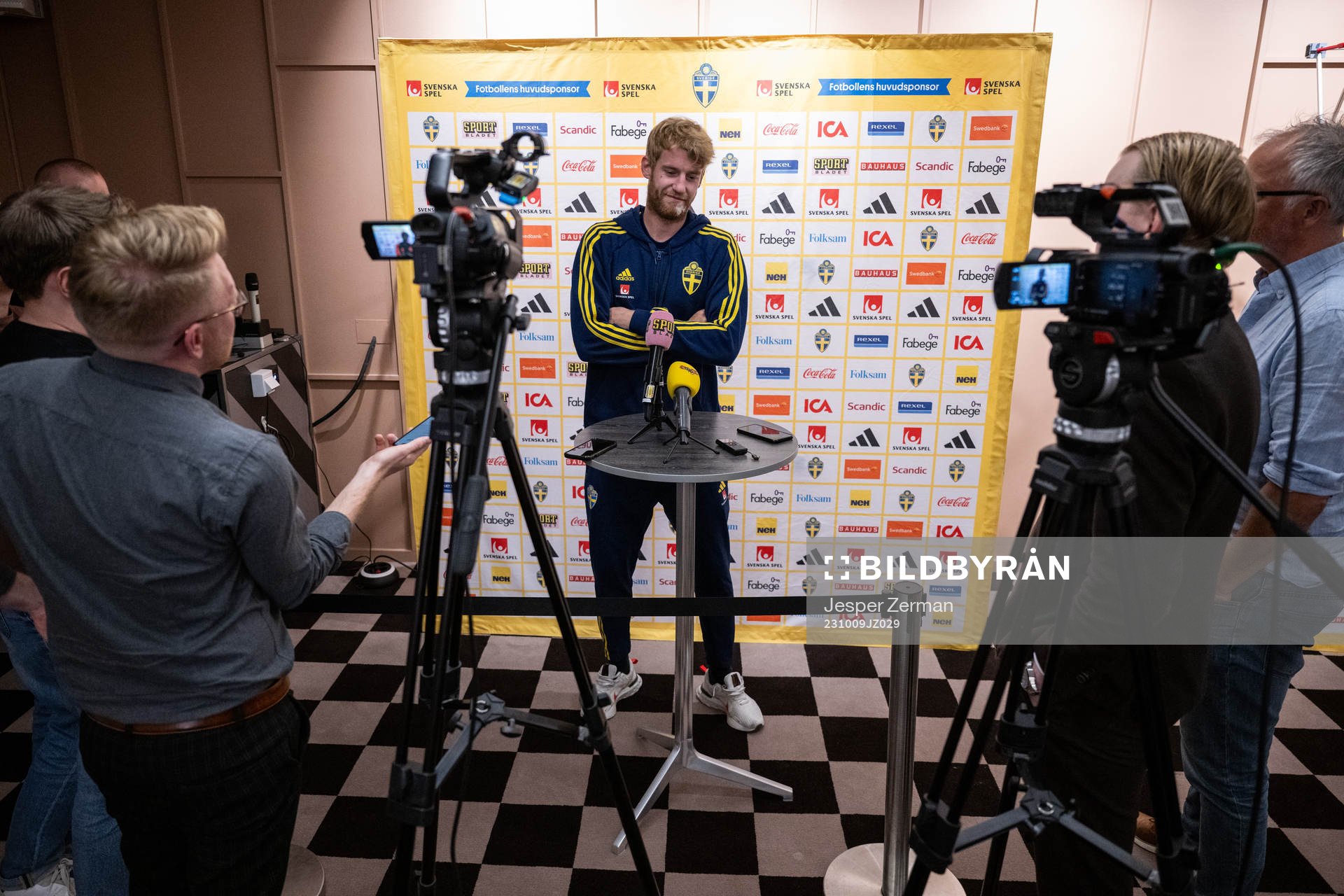 Filip Helander of the Swedish men's football national team