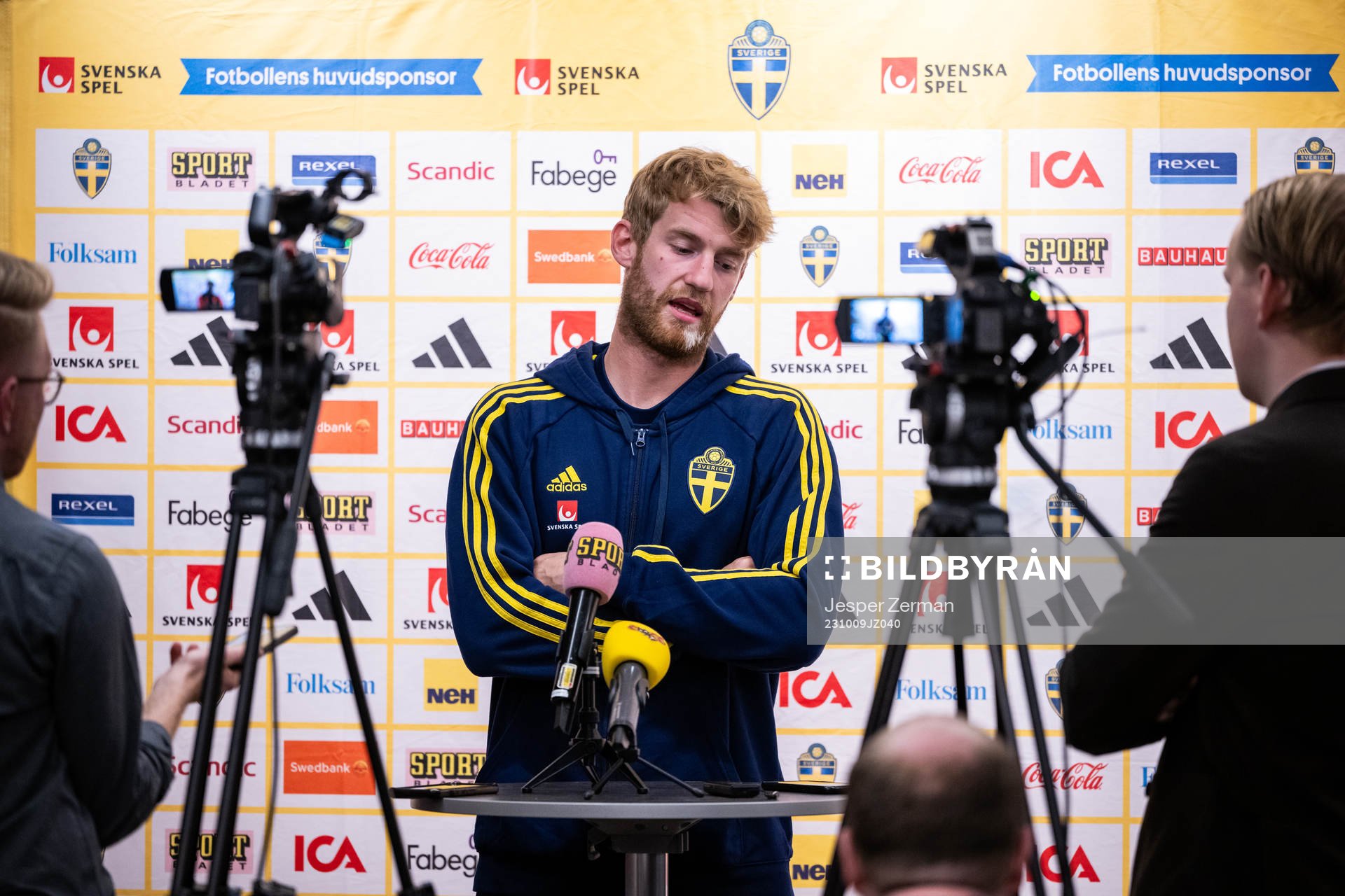 Filip Helander of the Swedish men's football national team