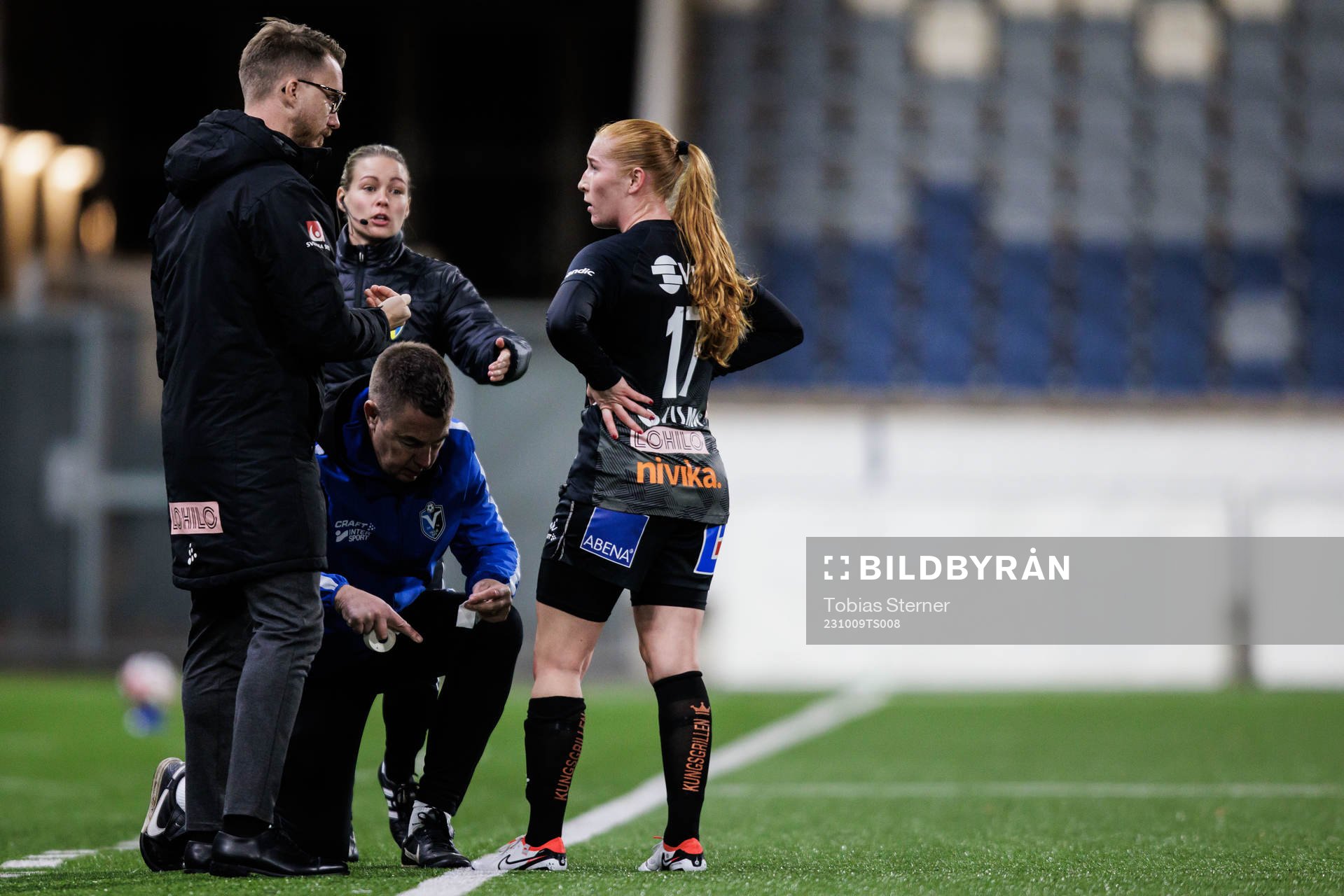 Växjö DFFs Tilde Johansson får vård