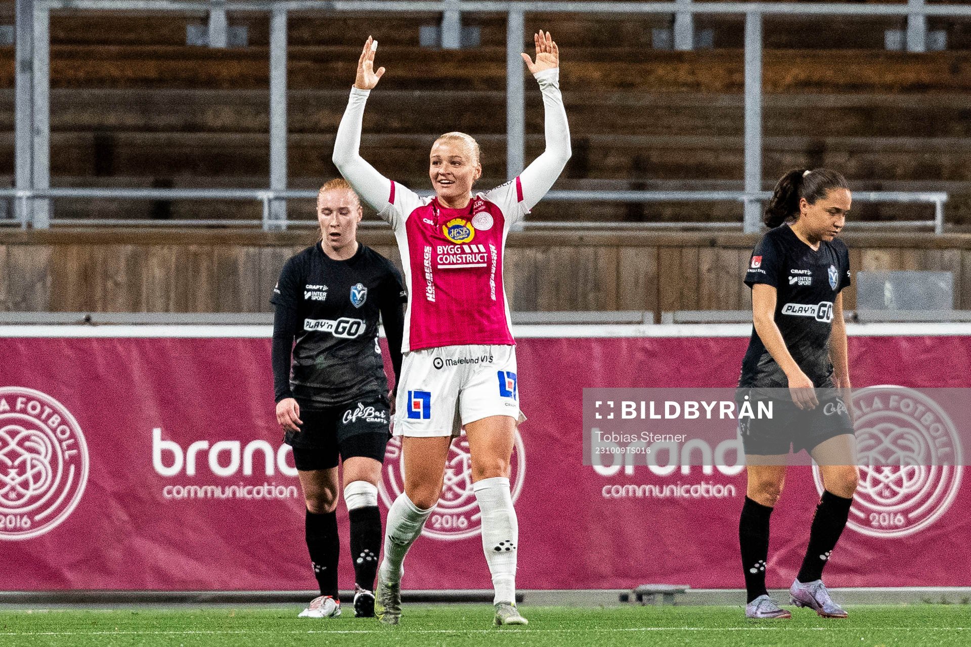 IK Uppsalas Klara Folkesson jublar