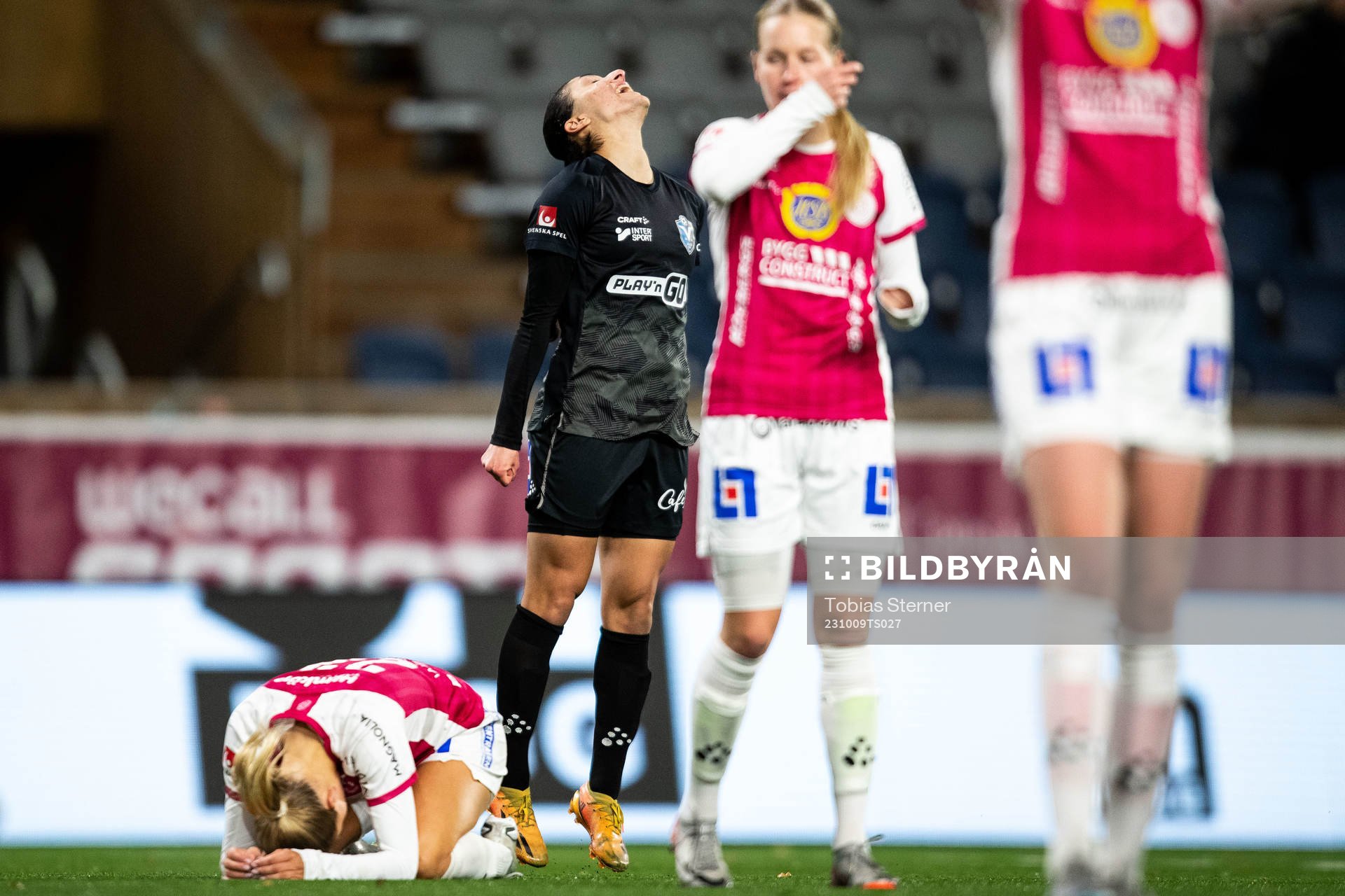 Växjö DFFs Nesrin Akgun jublar
