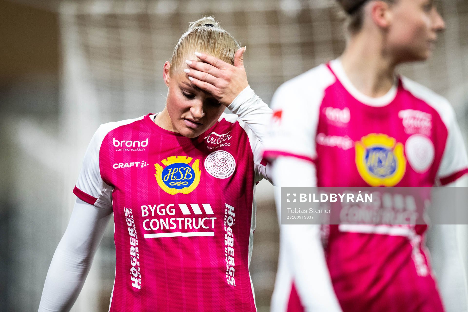 IK Uppsalas Klara Folkesson deppar