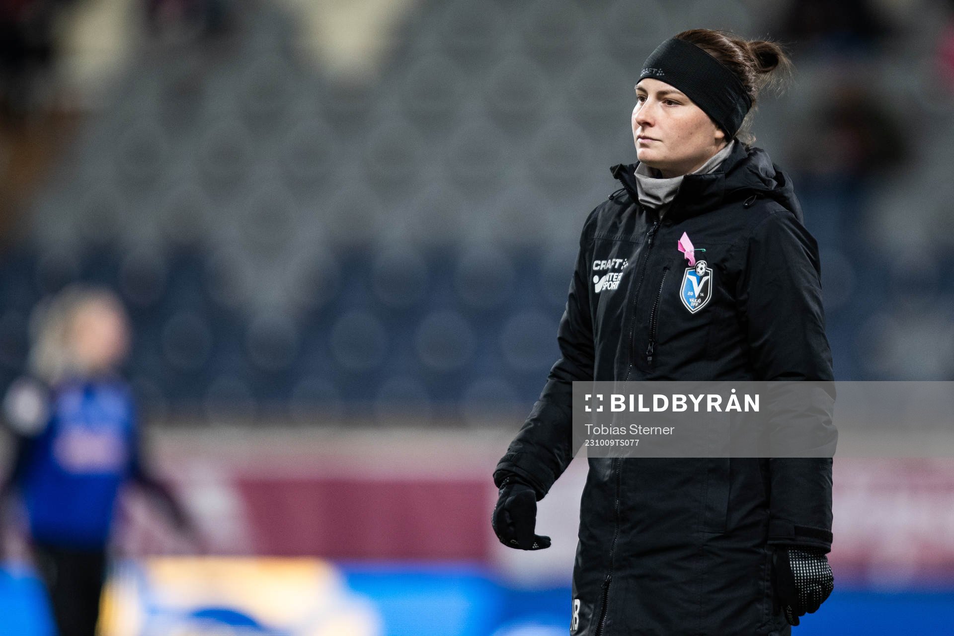 Växjö DFFs assisterande tränare Mathilda Bergstrand