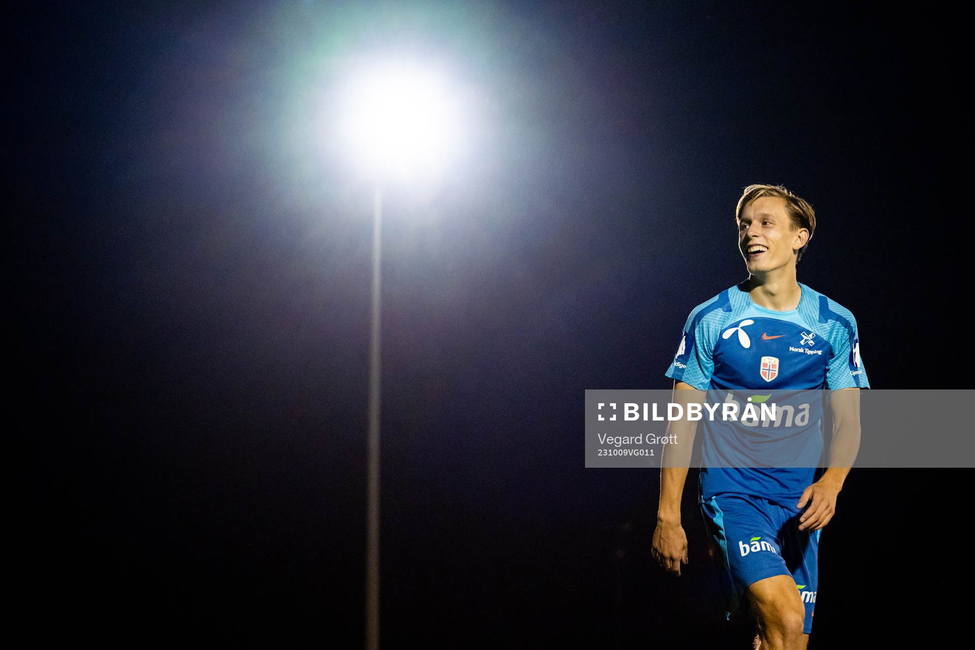 Marcus Holmgren Pedersen of the Norwegian national football