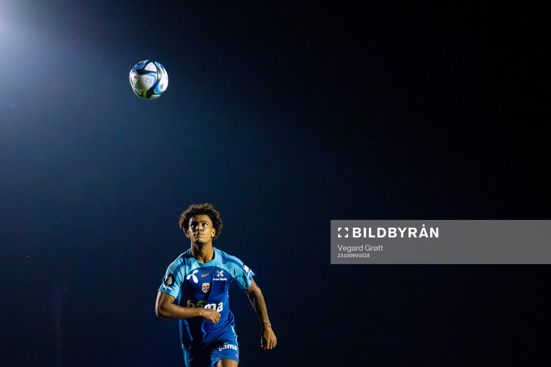Oscar Bobb of the Norwegian national football team