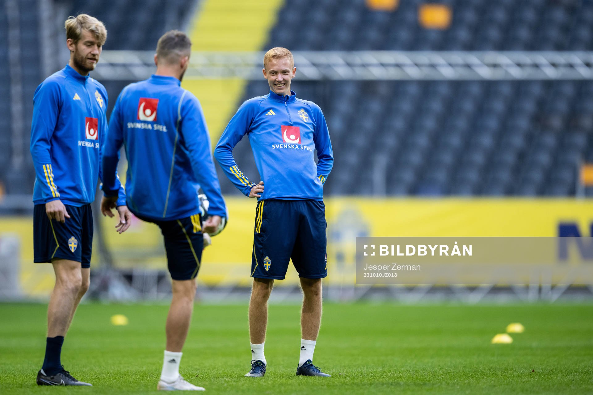 Filip Helander and Hugo Larsson of the Swedish national